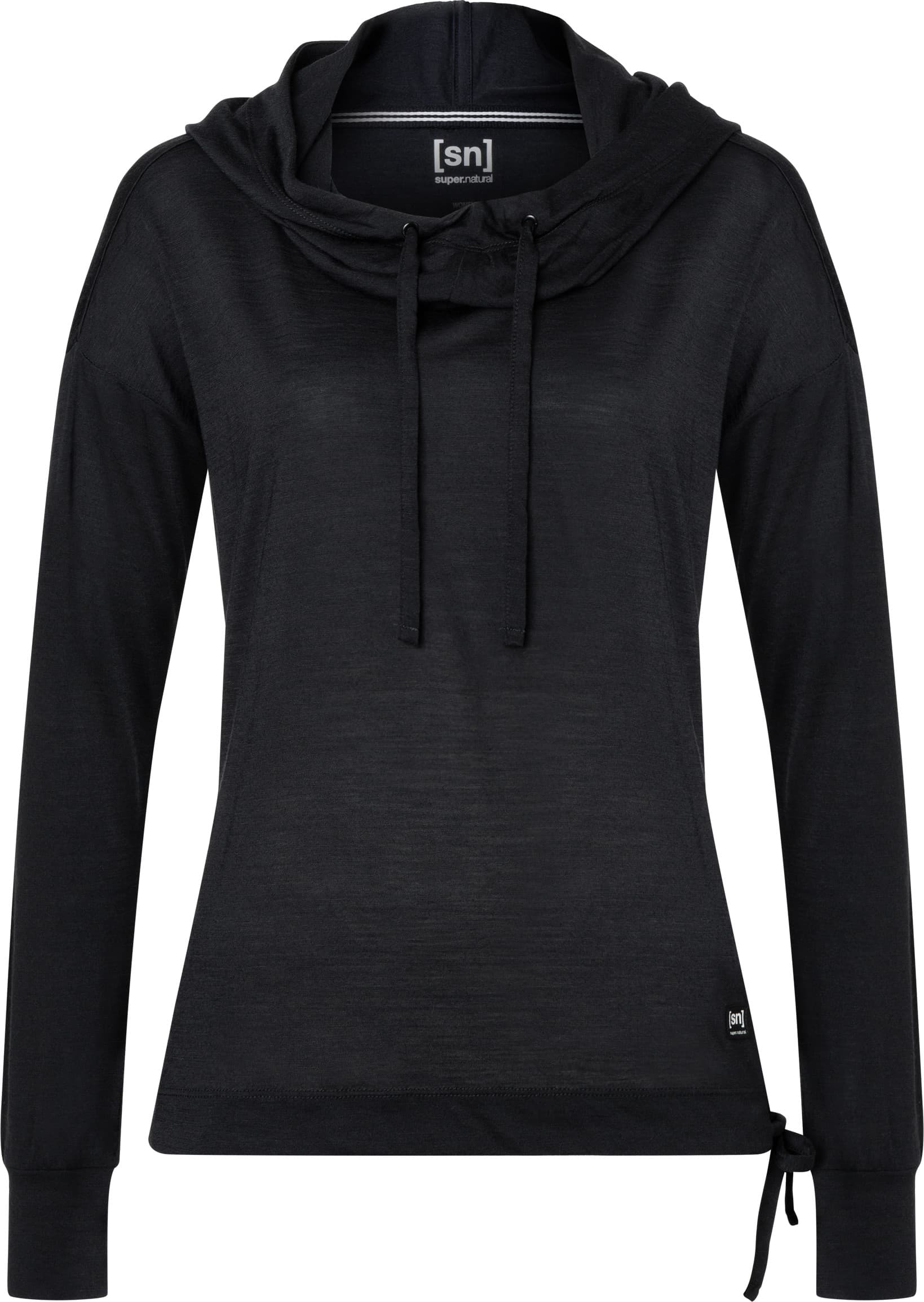 Super.Natural super.natural Women's Funnel Hoodie Jet Black