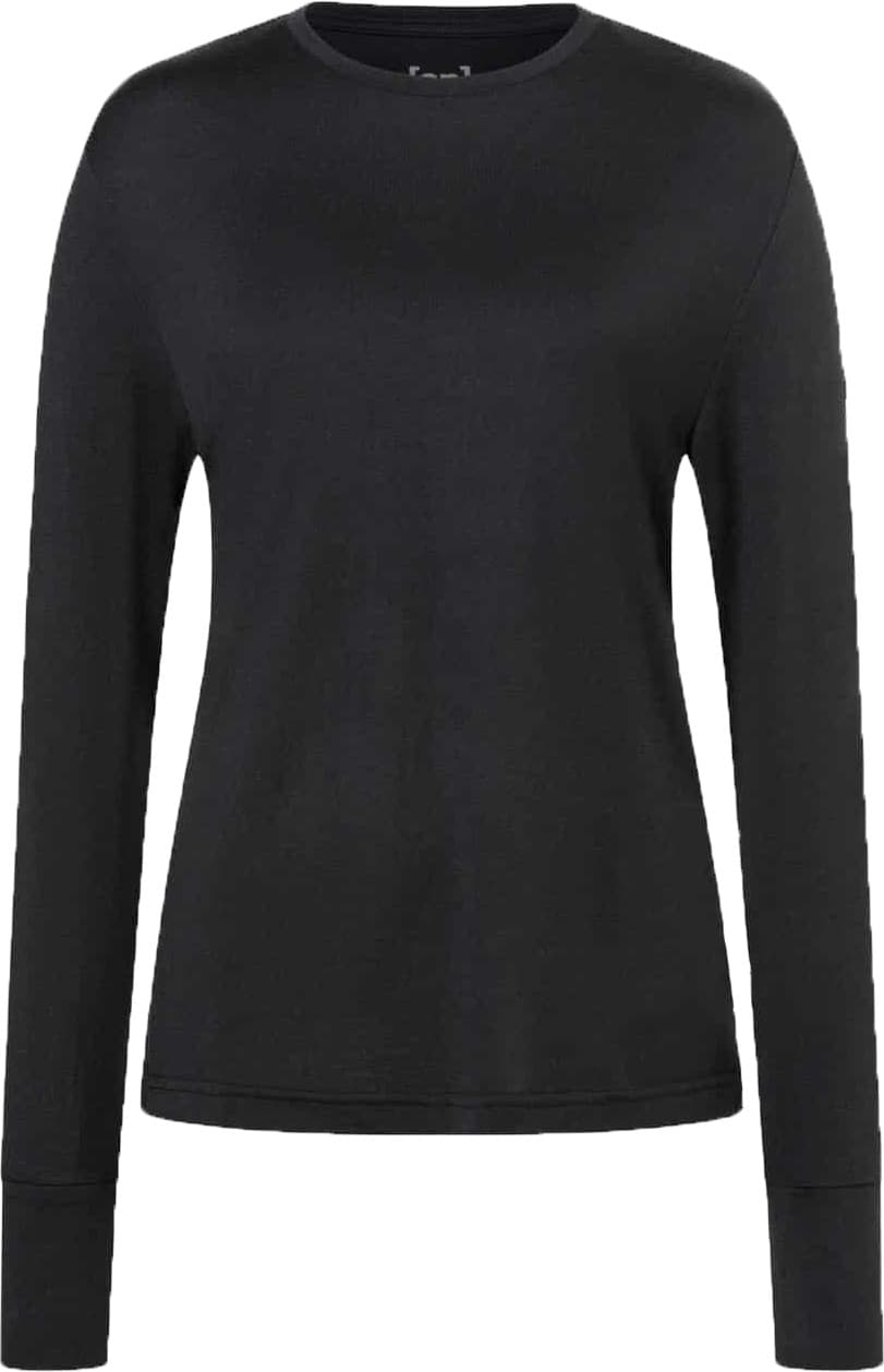 Super.Natural super.natural Women's Warm Up Long Sleeve Jet Black