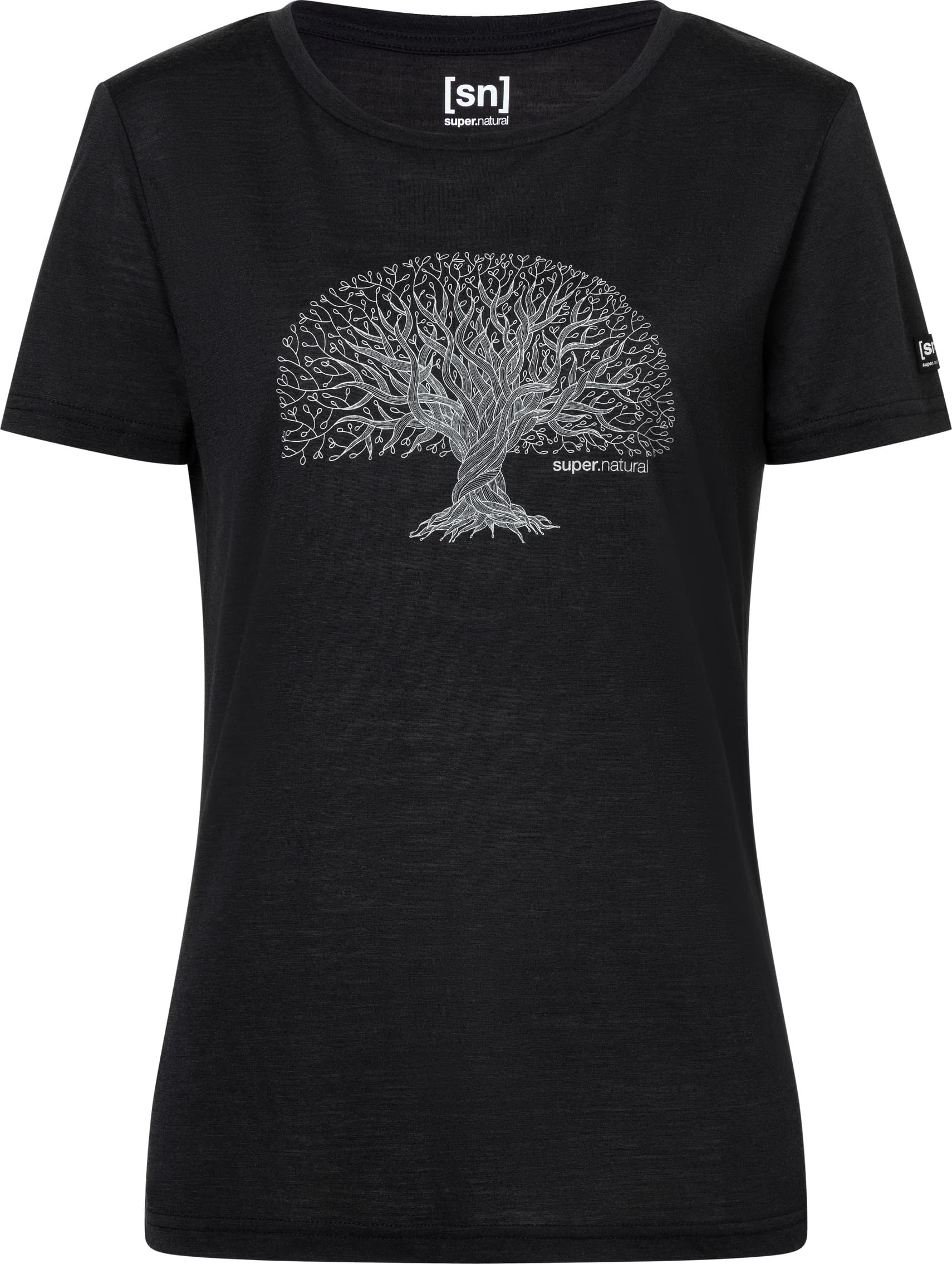 Super.Natural super.natural Women's Tree Of Knowledge Tee Jet Black/feather Grey