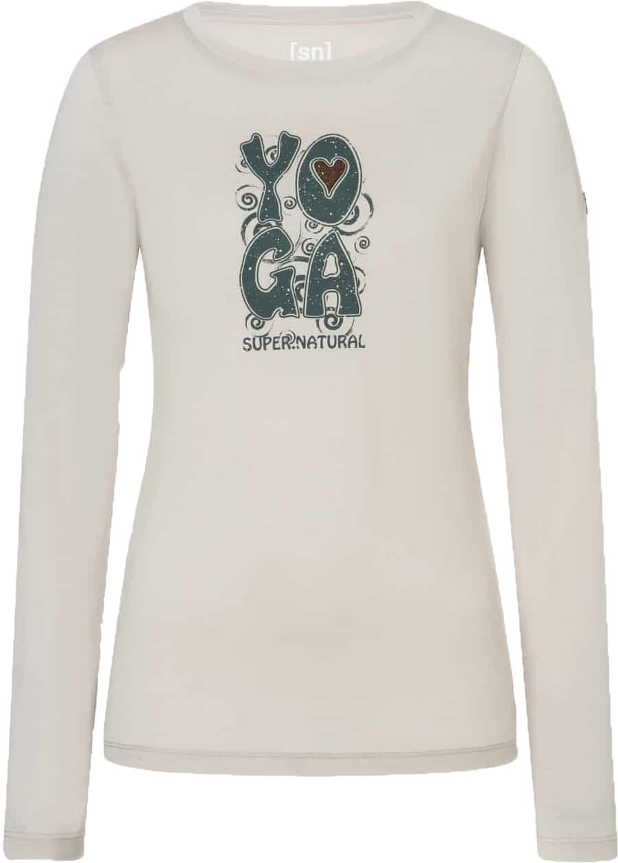 Super.Natural super.natural Women's Heart Of Yoga Longsleeve Silver Lining/various