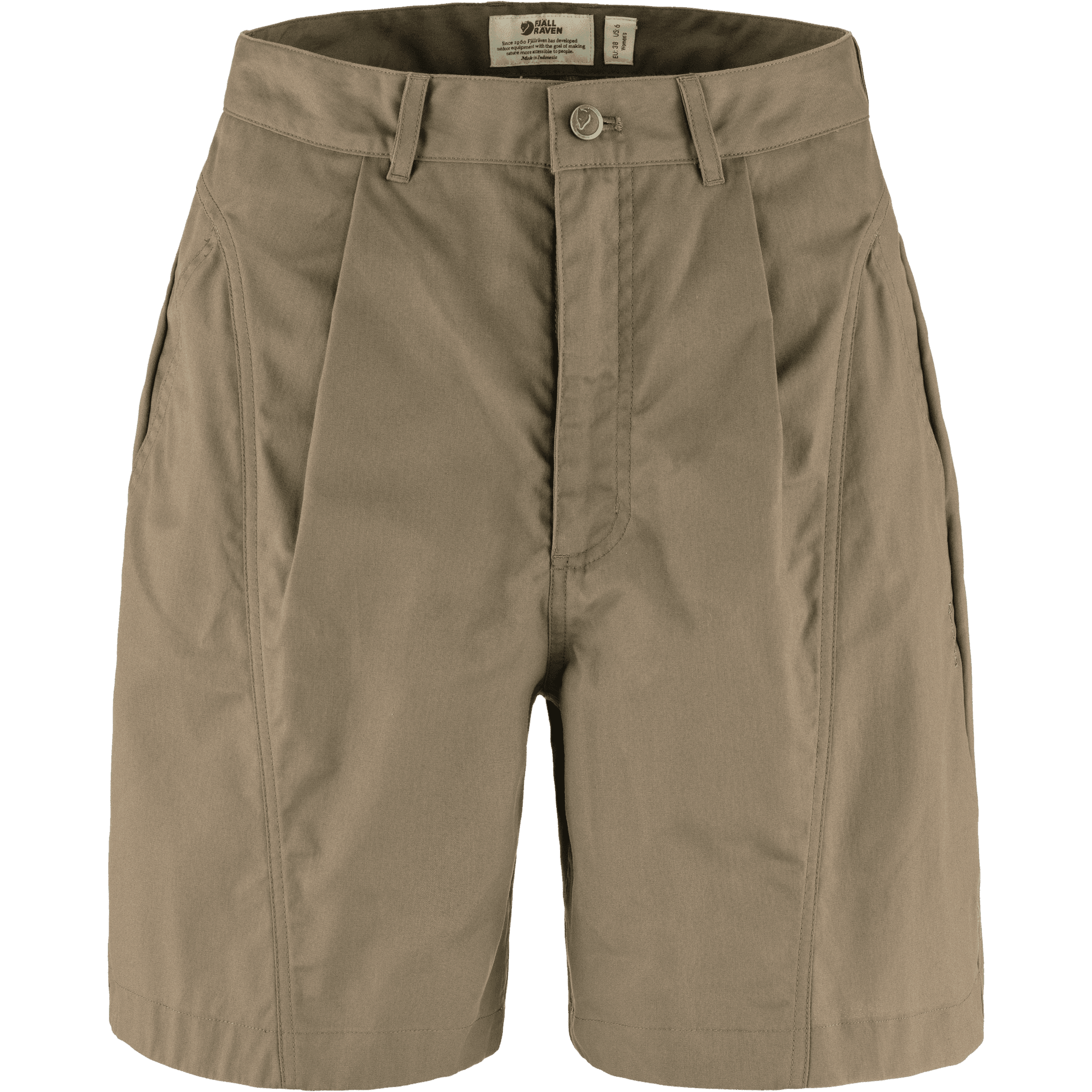 Fjällräven Fjällräven Women's Vardag Shorts Suede Brown
