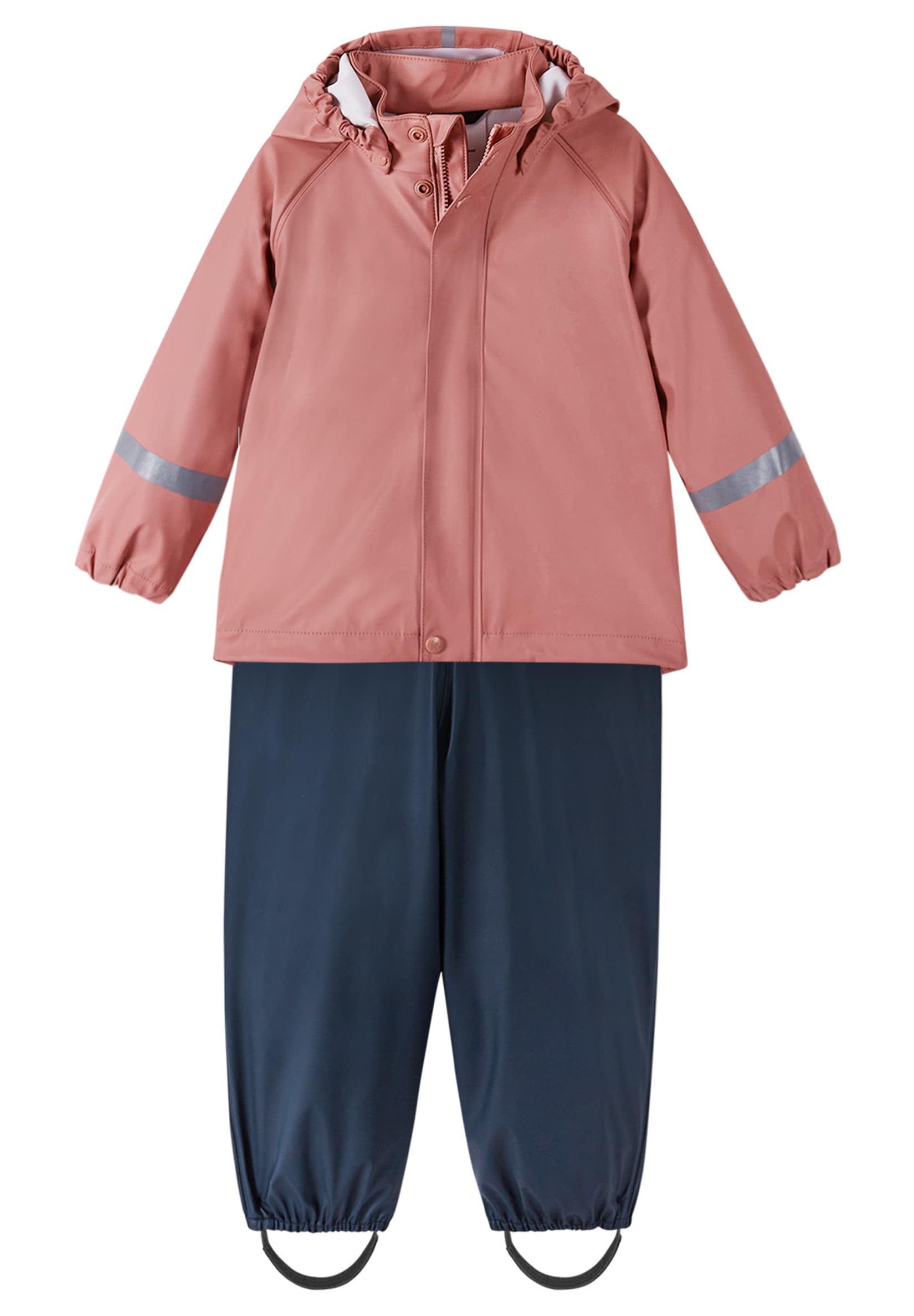 Reima Reima Kids' Shell Rain Outfit Tihku Rose blush