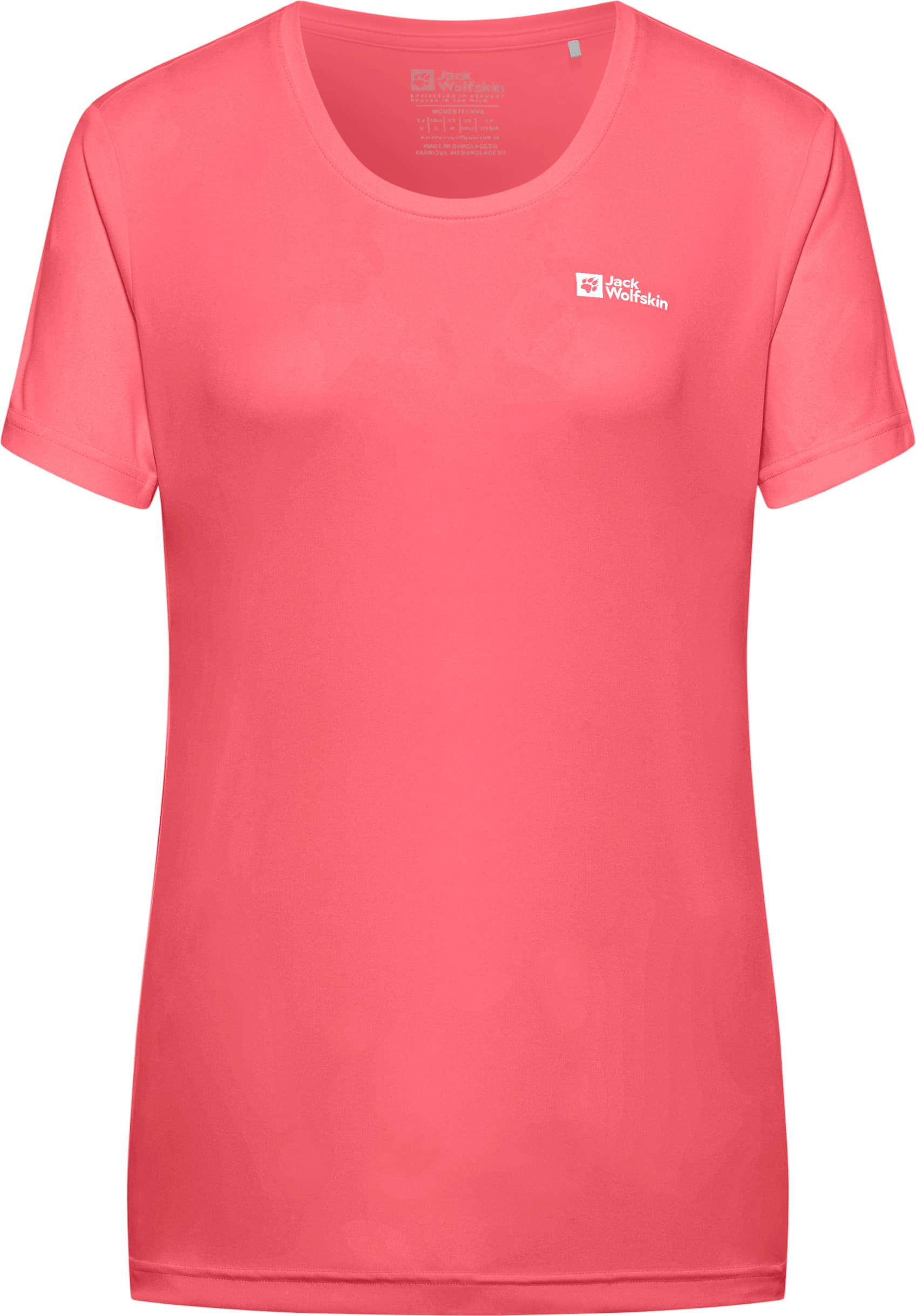 Jack Wolfskin Jack Wolfskin Women's Tech Tee Sunset Coral