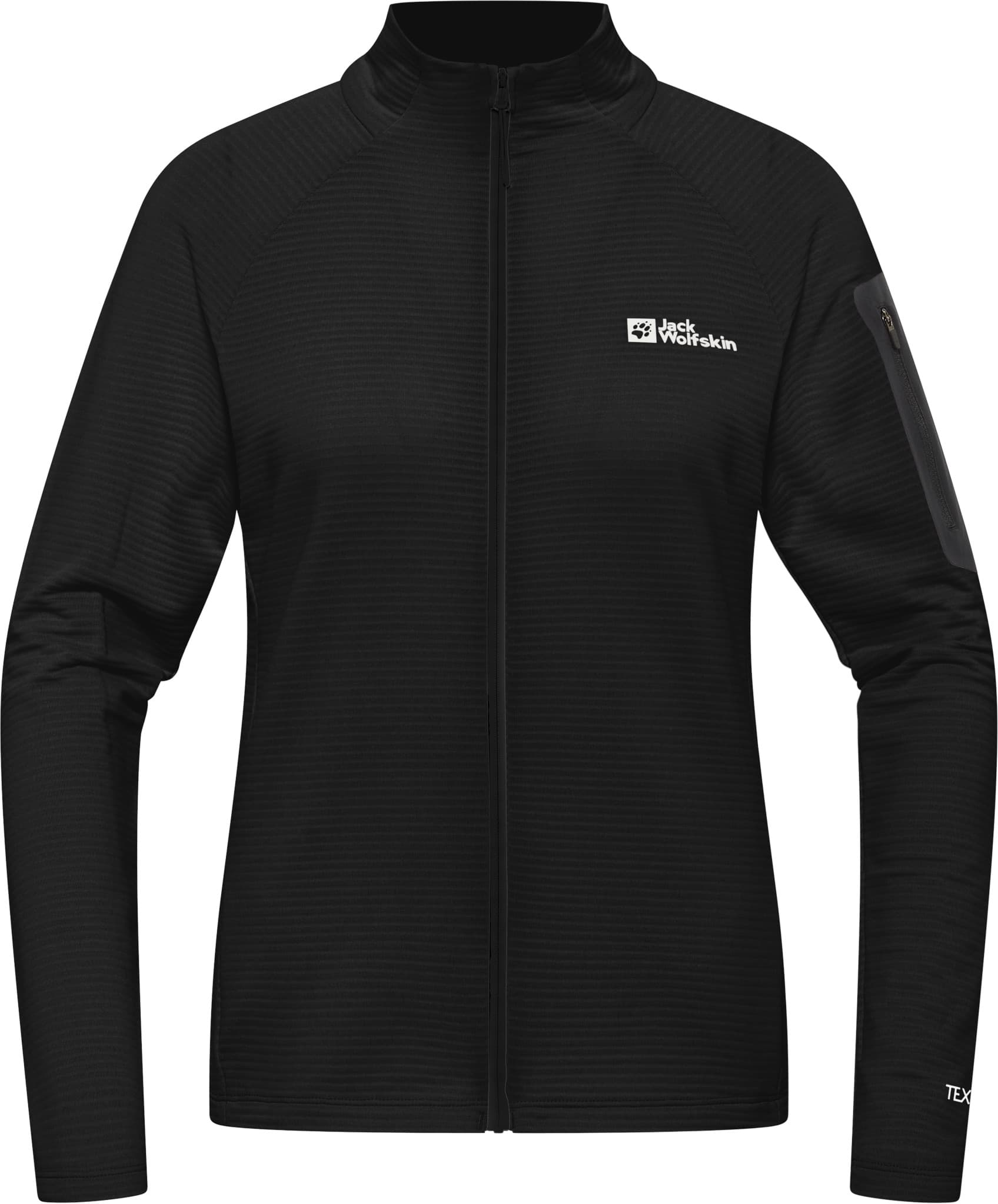 Jack Wolfskin Jack Wolfskin Women's Prelight Ful Zip Black