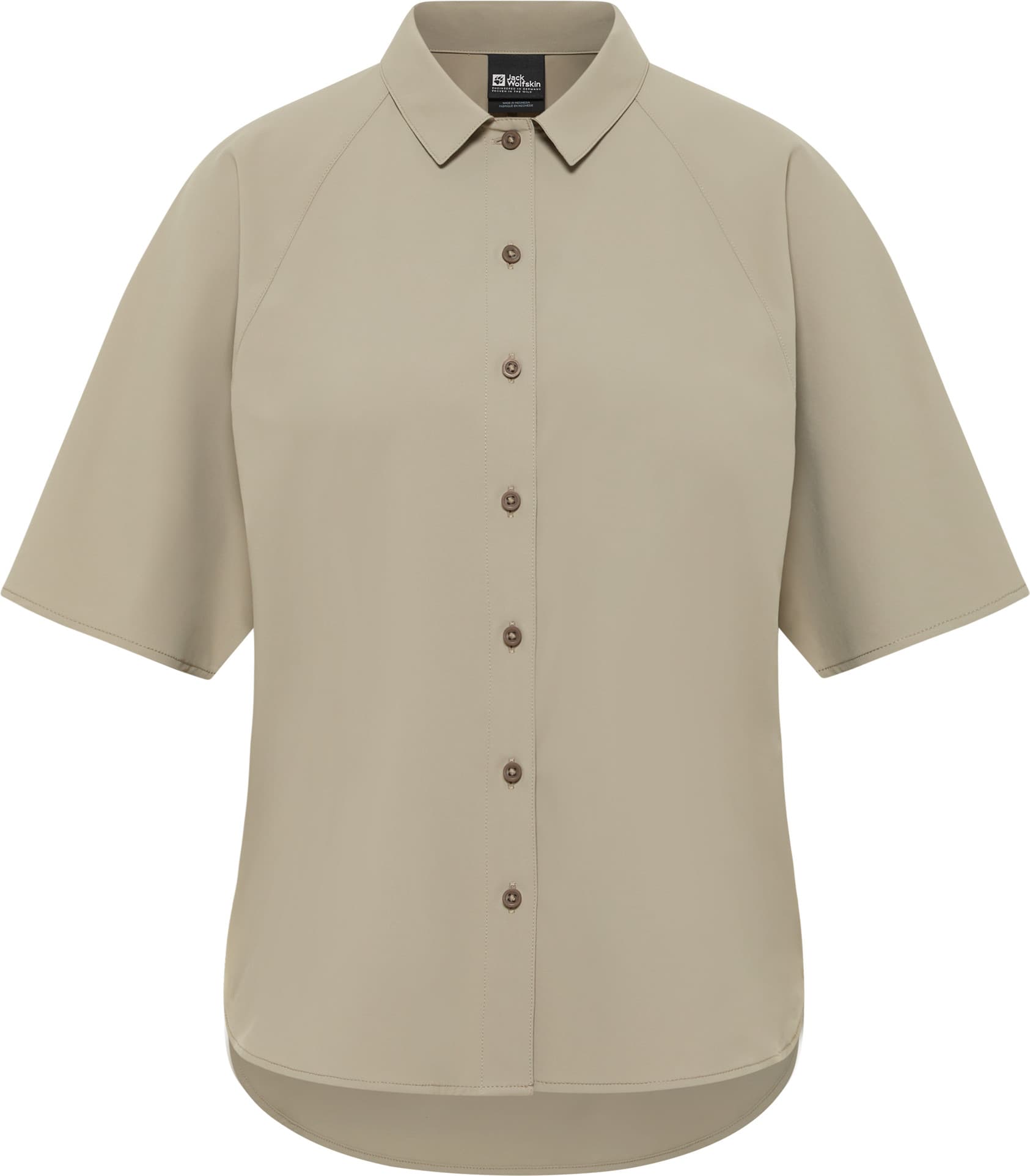 Jack Wolfskin Jack Wolfskin Women's Sierra Quest Shortsleeve Shirt Stone