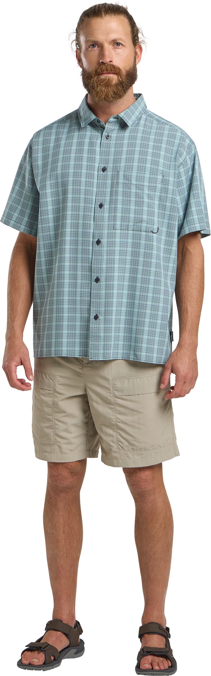 Jack Wolfskin Jack Wolfskin Men's Meseta Shirt Check Dark Navy