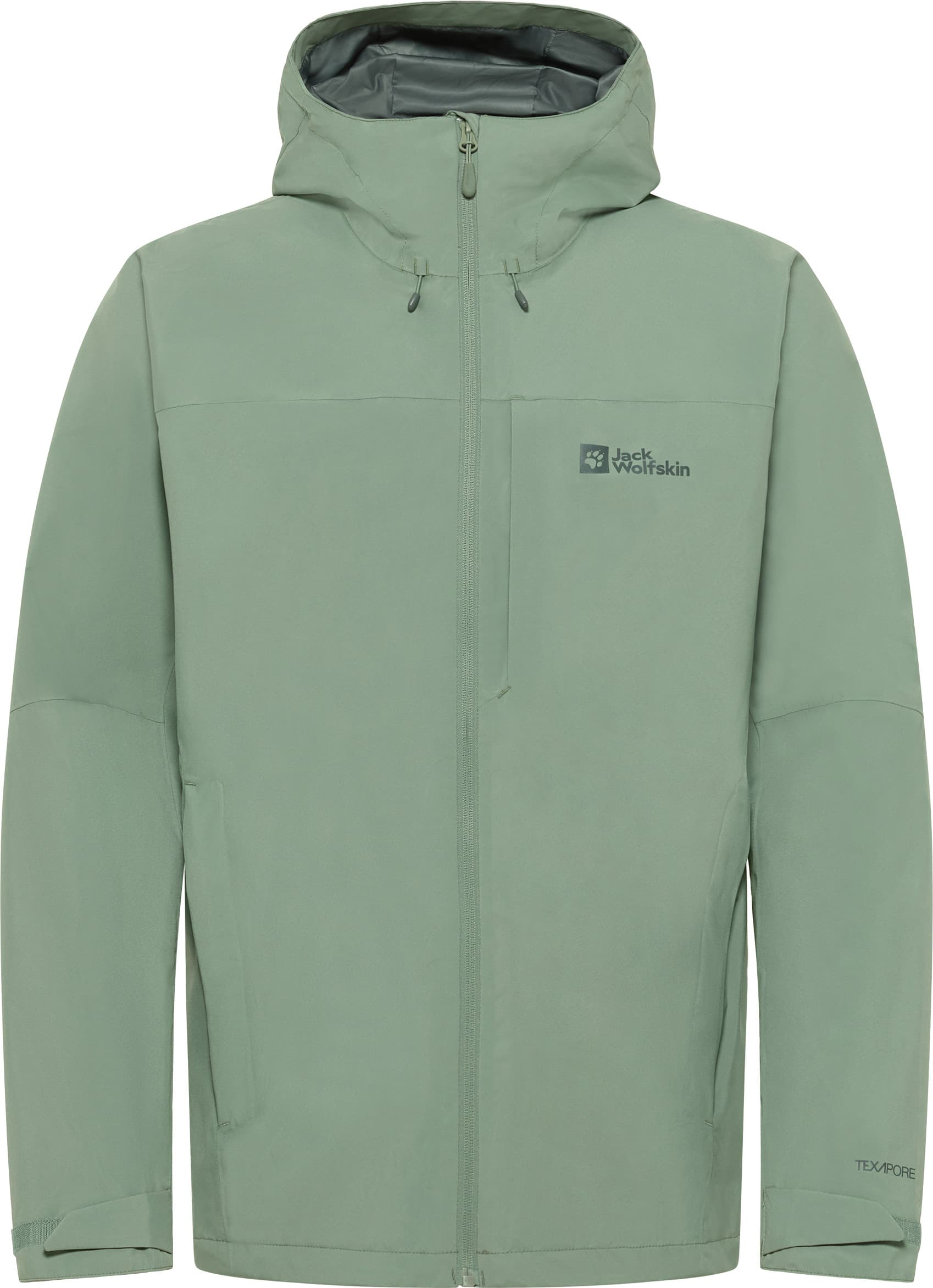 Jack Wolfskin Jack Wolfskin Men's Tempest 2L Jacket Eucalyptus