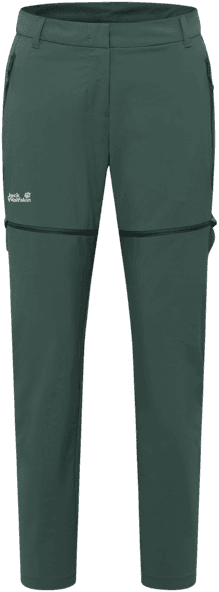 Jack Wolfskin Jack Wolfskin Women's Hikeout Zip Off Pants Sago Palm