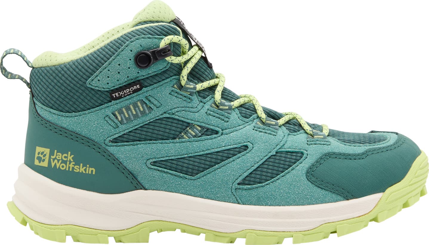 Jack Wolfskin Jack Wolfskin Kid's VOJO TOUR TEXAPORE MID Jade Green
