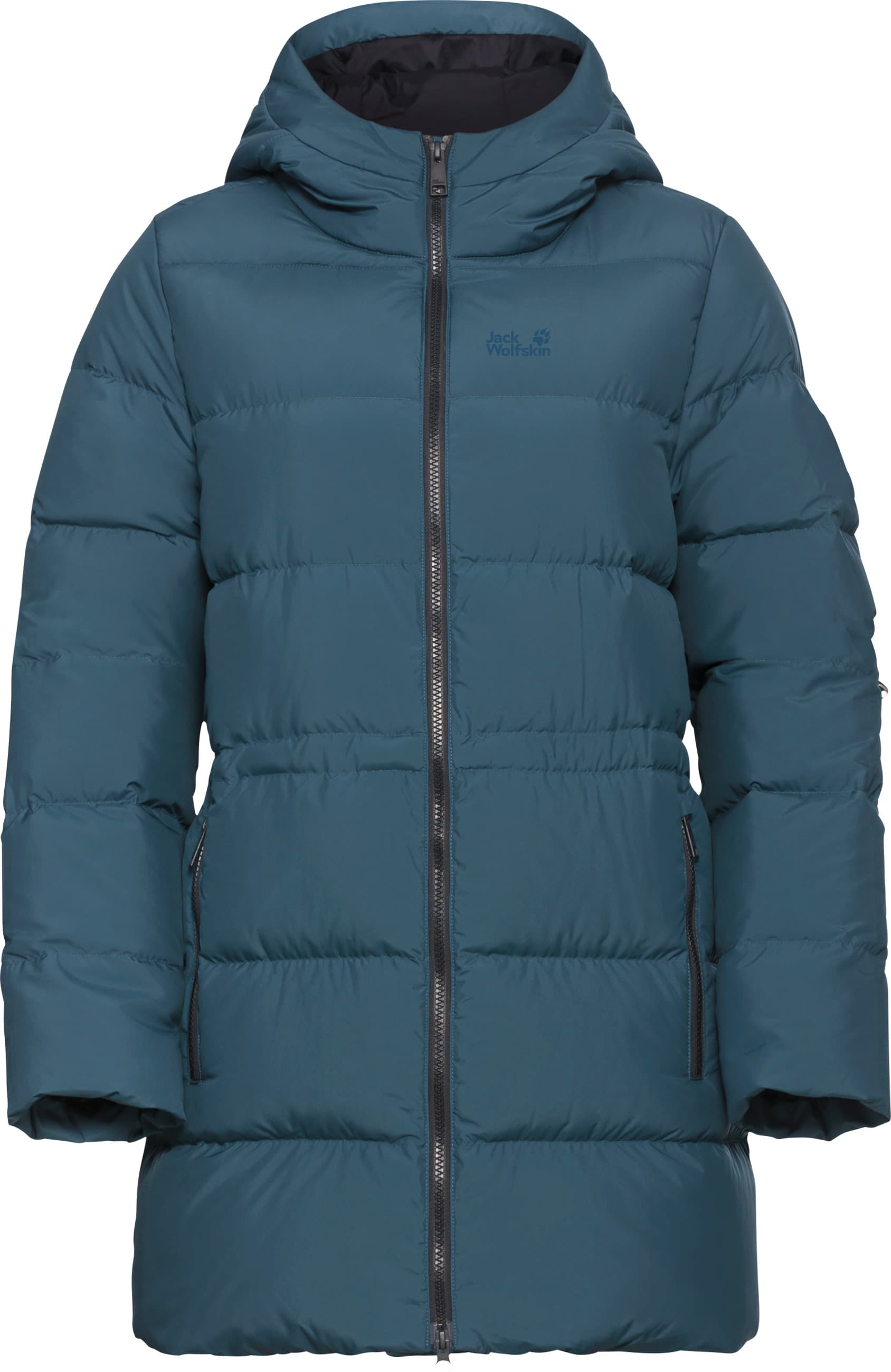 Jack Wolfskin Jack Wolfskin Women's Frozen Palace Long Jacket Rds Aluminium Blue
