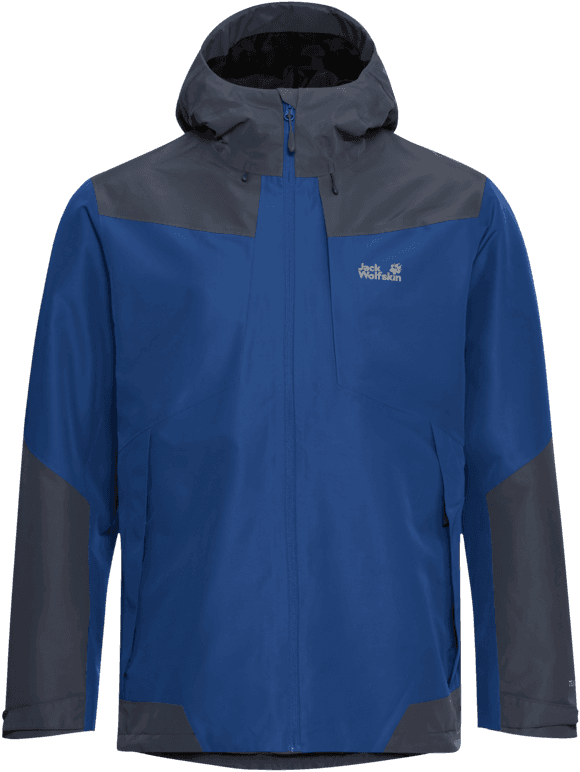 Jack Wolfskin Jack Wolfskin Men's Flextrail 2L Jacket Blue Orchid