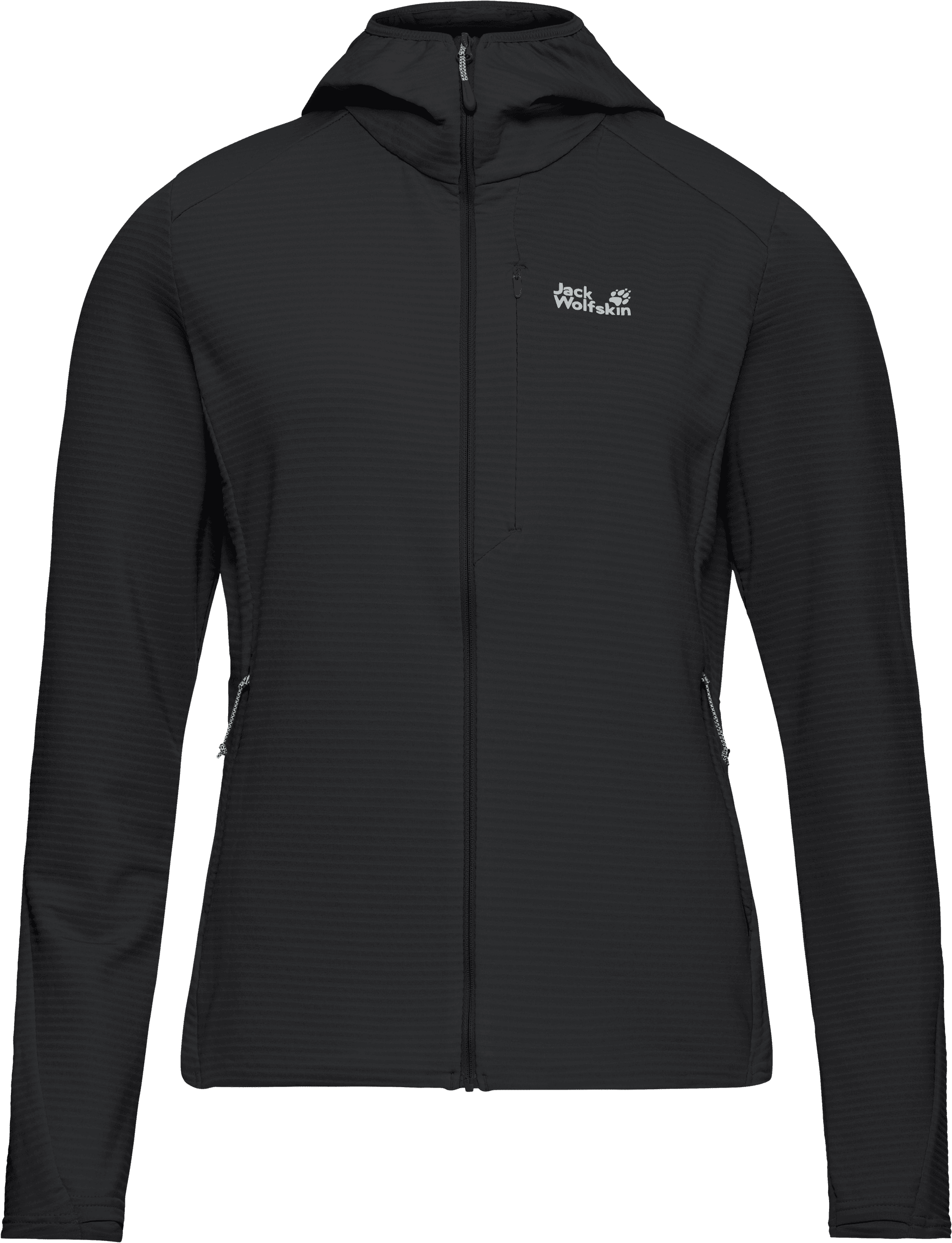 Jack Wolfskin Jack Wolfskin Women's Litestride Hooded Full Zip Black