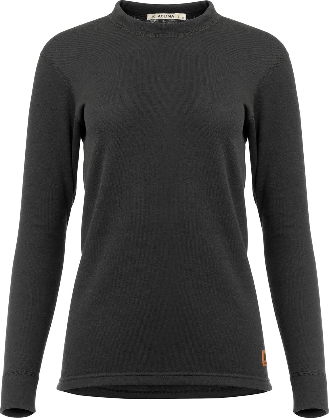 Aclima Aclima Women's WoolTerry Crewneck Jet Black