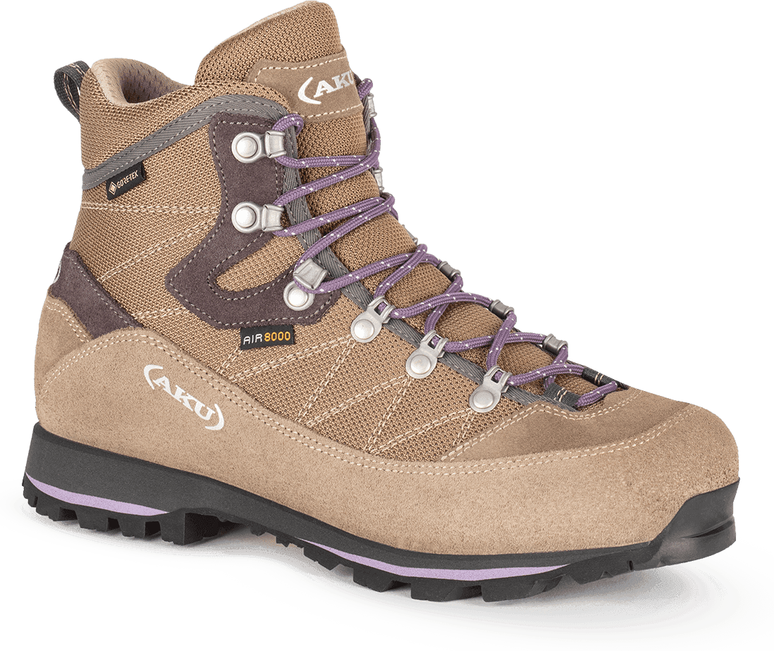Aku Aku Women's Trekker Lite III Wide Gore-Tex Beige/Deep Violet