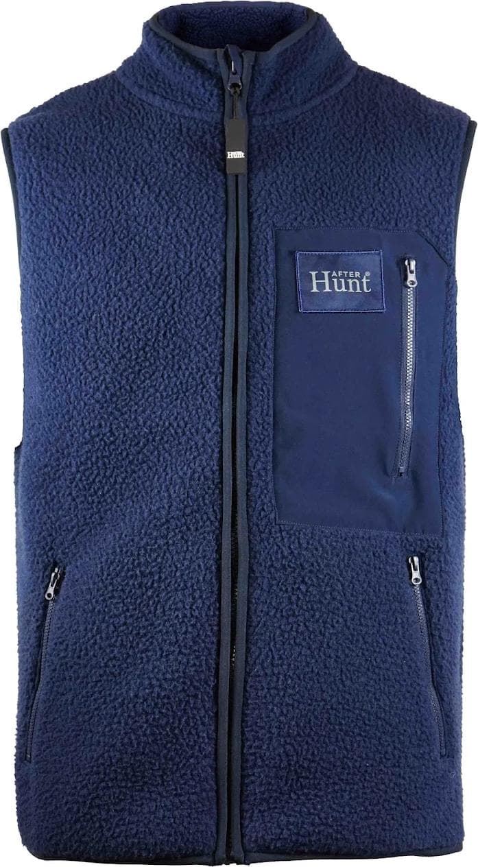 Avignon Avignon Unisex AFTER Hunt Fleece Vest Dark Blue
