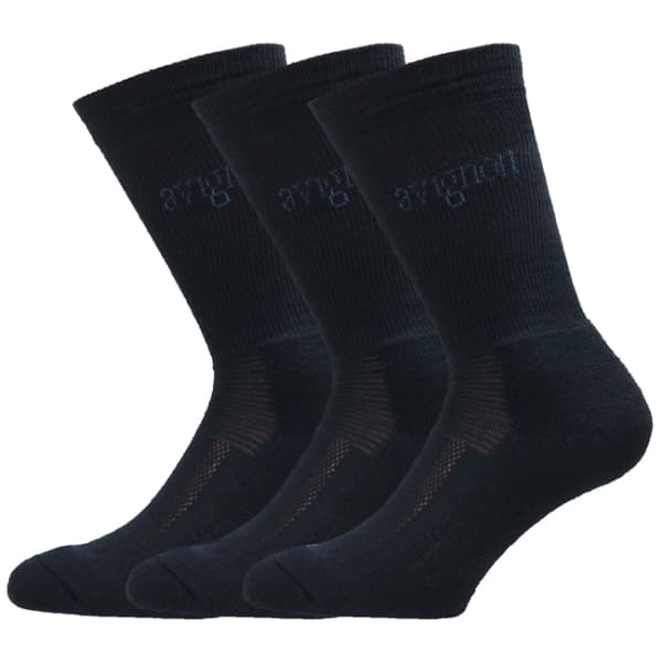 Avignon Avignon Unisex Terry Wool 3-Pack Basic Black