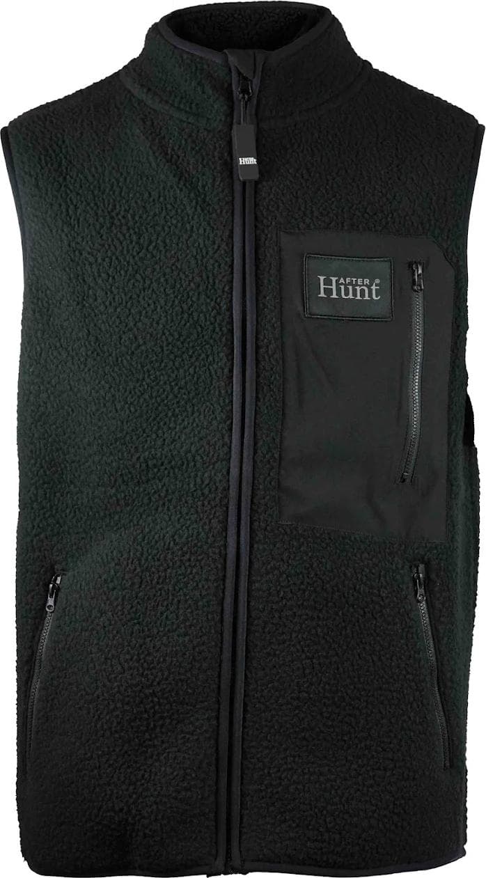 Avignon Avignon Unisex AFTER Hunt Fleece Vest Basic Black