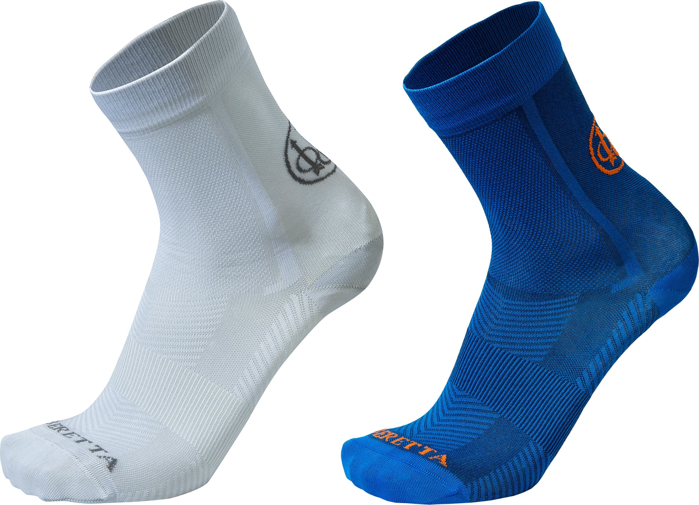 Beretta Beretta Men's Short Shooting Socks White & Blue