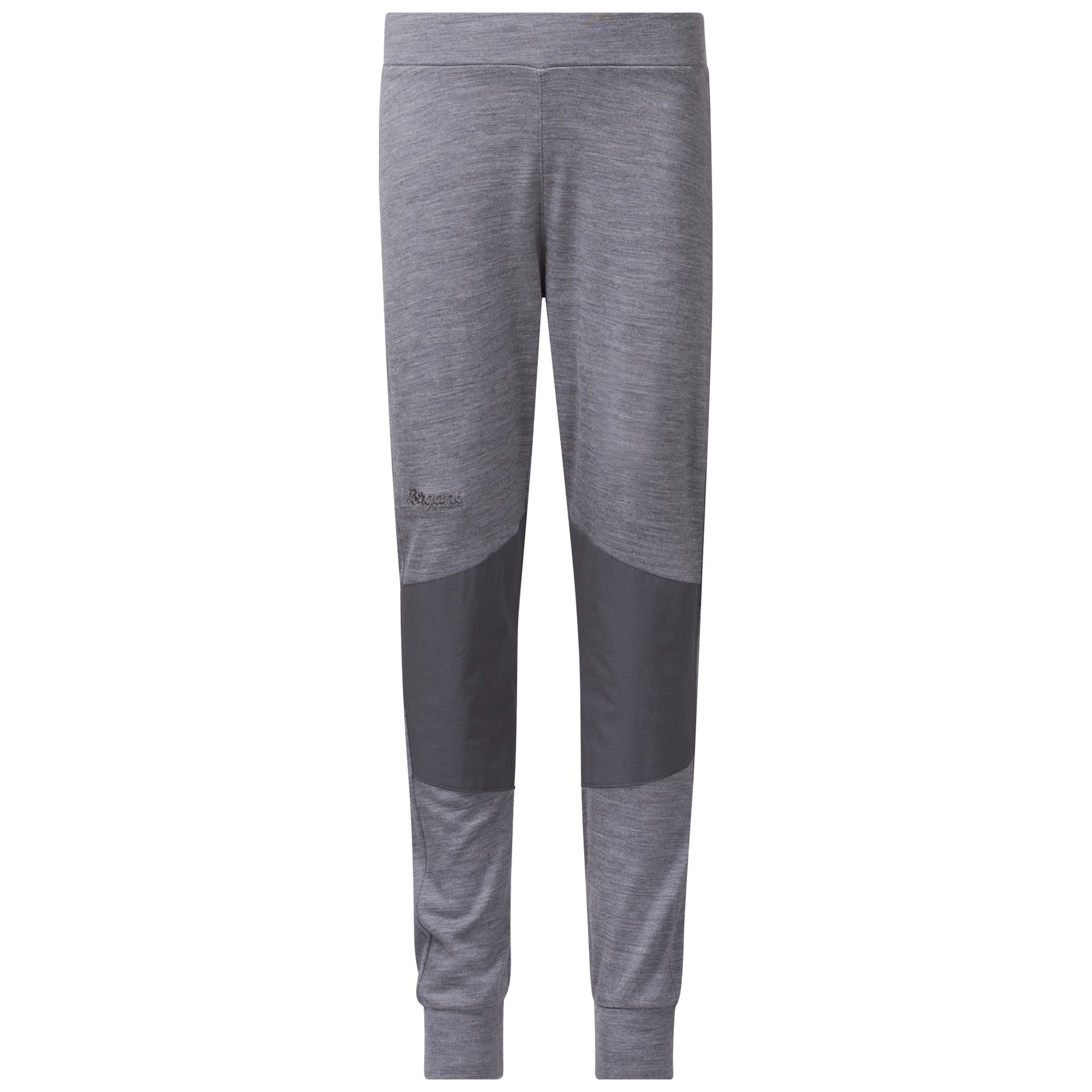 bergans Bergans Kids' Myske Wool Pant Solid Grey Melange/Solid Dark Grey