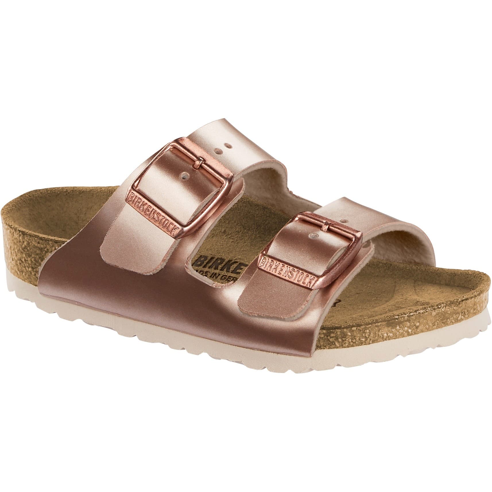 Birkenstock Birkenstock Kids' Arizona Birko-Flor Narrow Electric Metallic Copper