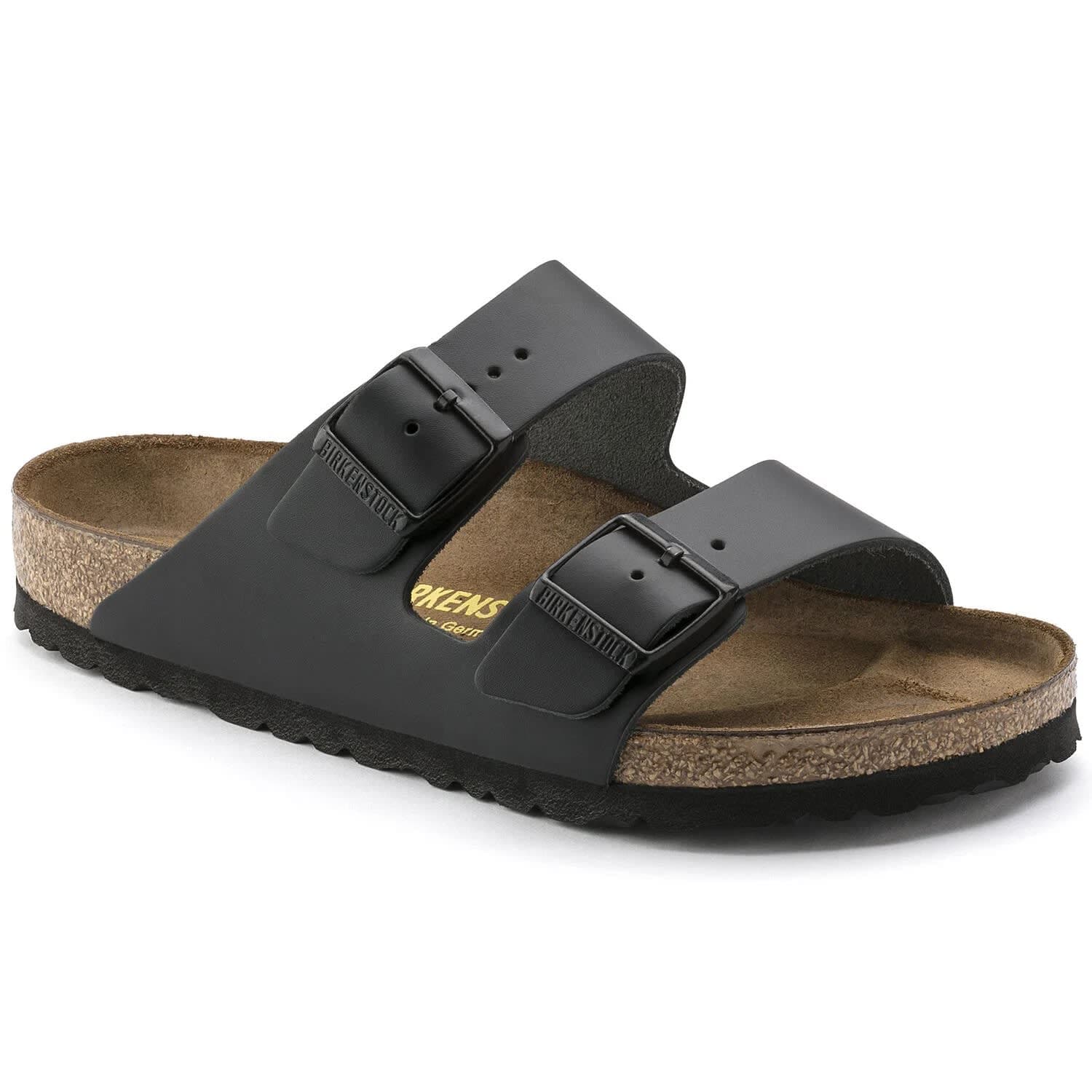 Birkenstock Birkenstock Arizona Natural Leather Regular Black