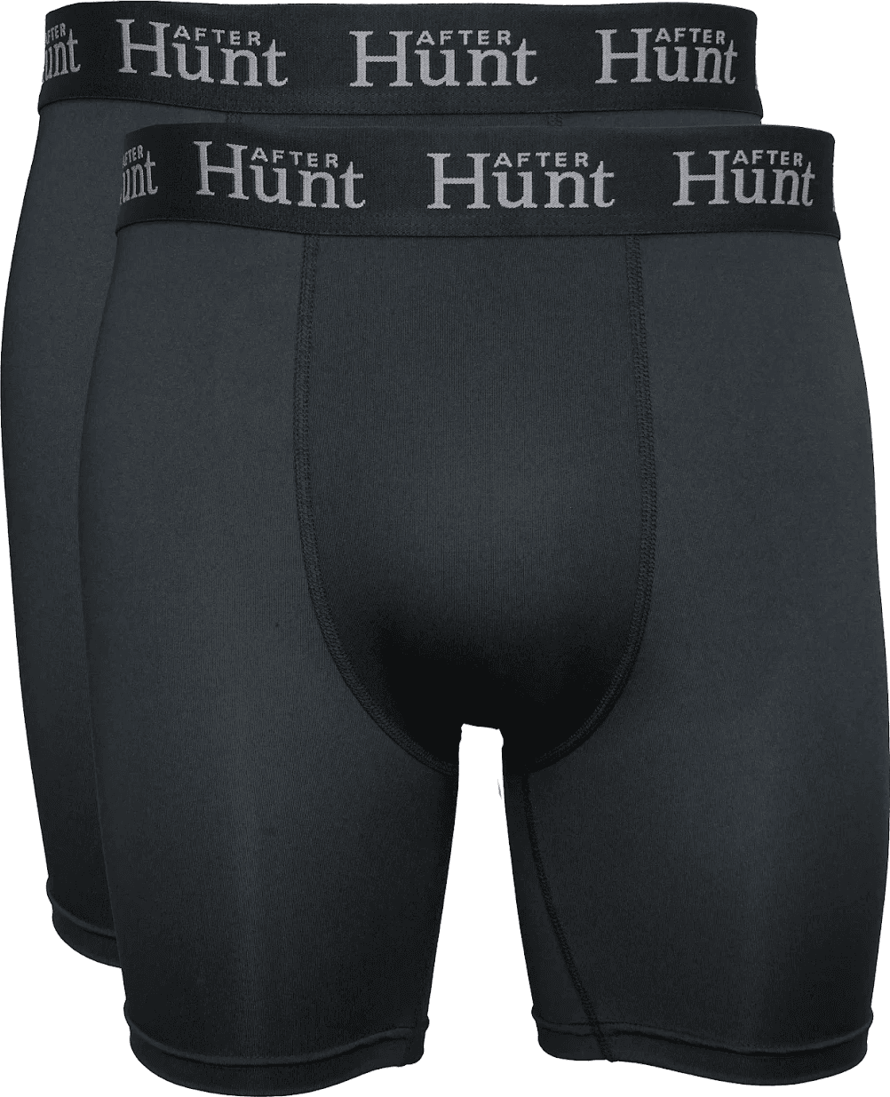 Avignon Avignon Men's AFTER Hunt Boxer Long 2-pack Basic Black