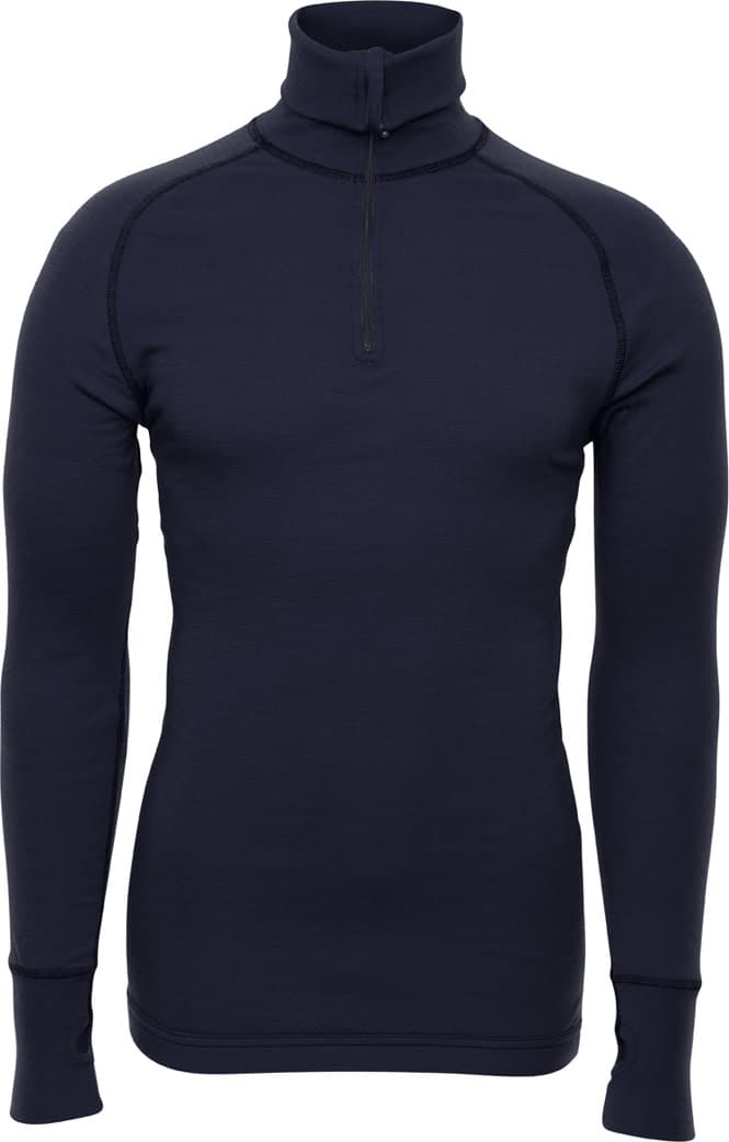 Brynje Brynje Unisex Arctic Zip Polo Shirt  Navy
