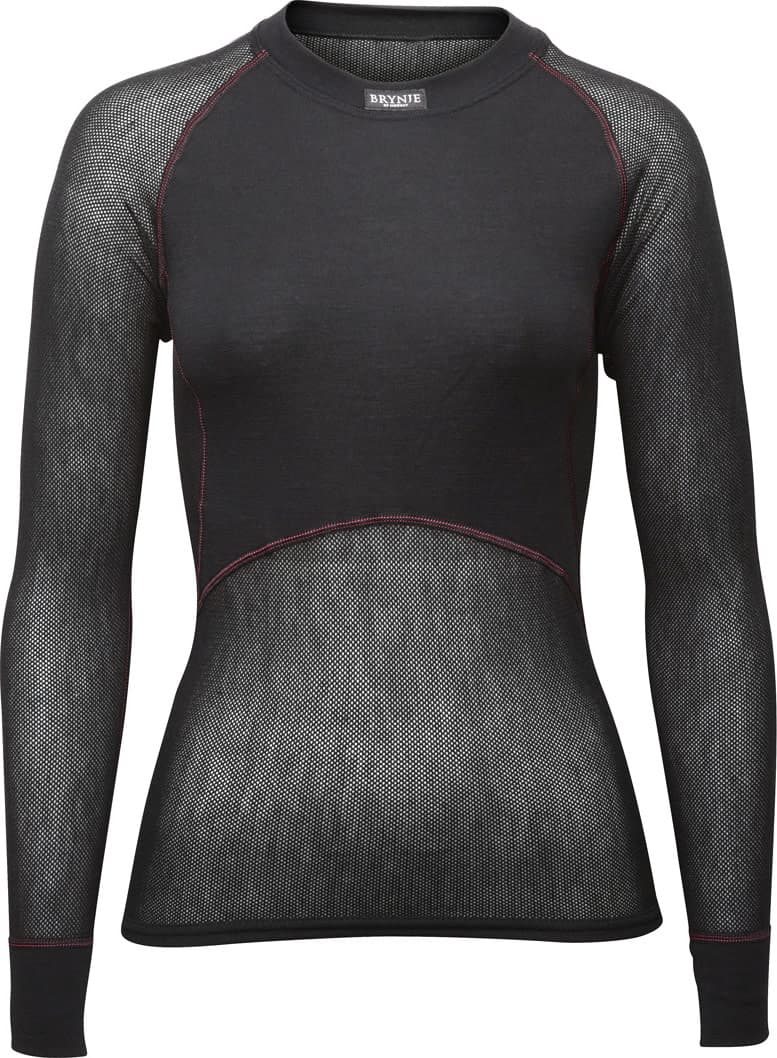 Brynje Brynje Women's Wool Thermo Light Long Sleeved Shirt Black