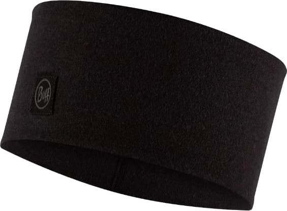 Buff Buff Merino Wide Headband Solid Black