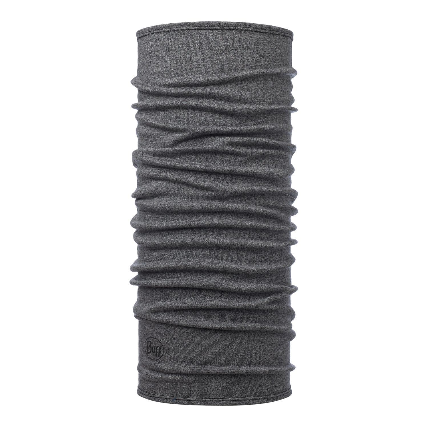 Buff Buff Midweight Merino Wool Tubular Light Grey Melange