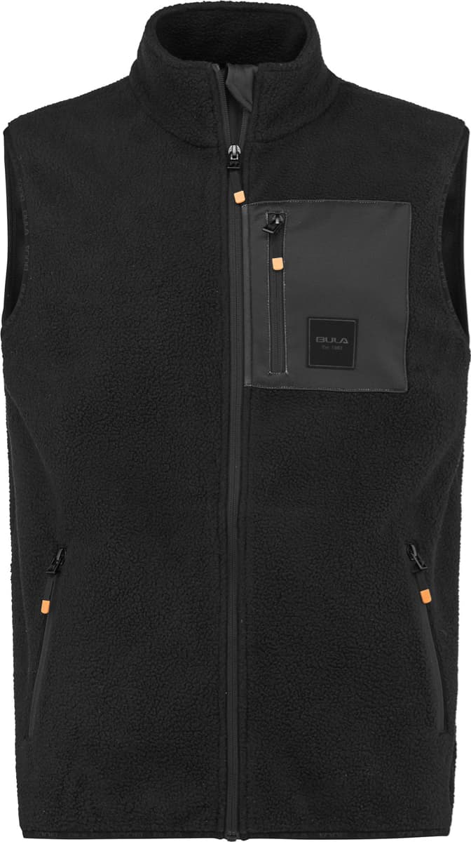 Bula Bula Men's Basecamp Fleece Vest 2.0 Black