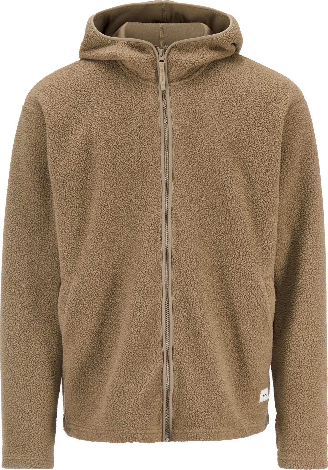 Craft Craft Men's Join Pile Fleece Full Zip Hood Taupe