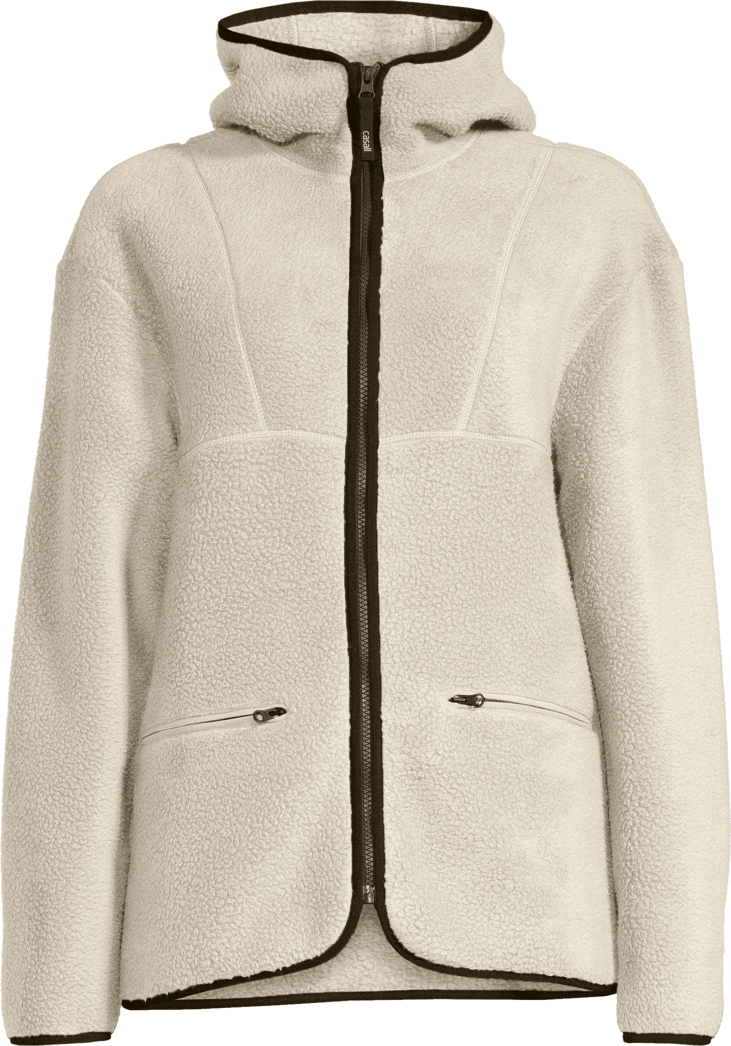 Casall Casall Women's Pile Jacket Off White