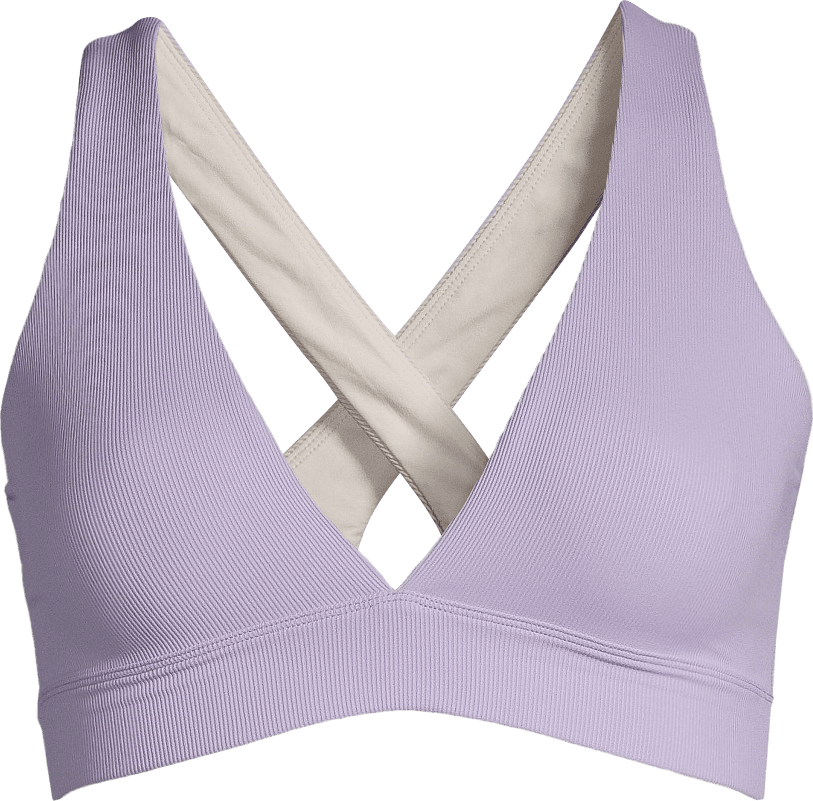 CASALL Casall Women's V-Neck Crossback Bikini Top Lavender