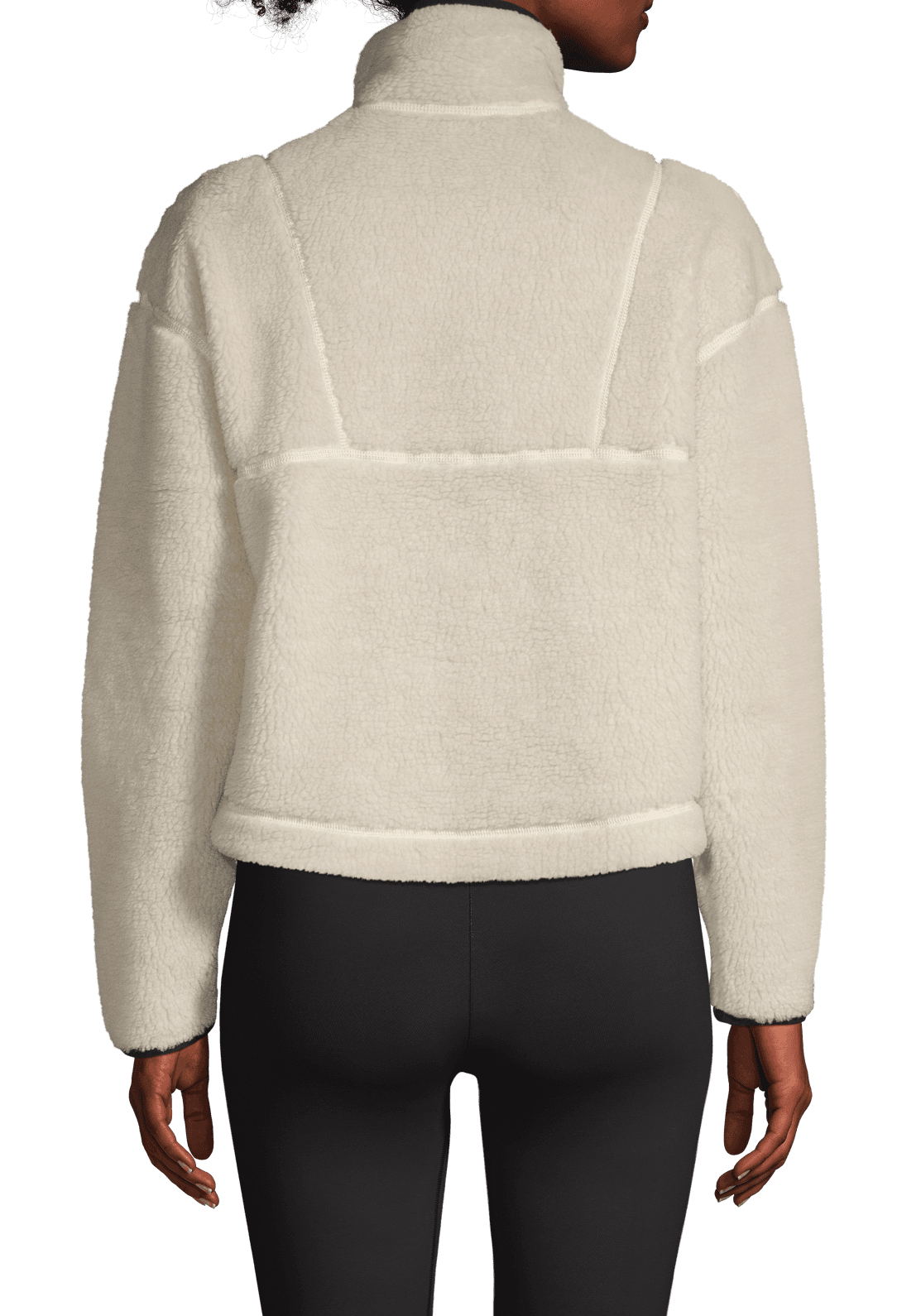 CASALL Casall Women's Pile Half Zip Off White