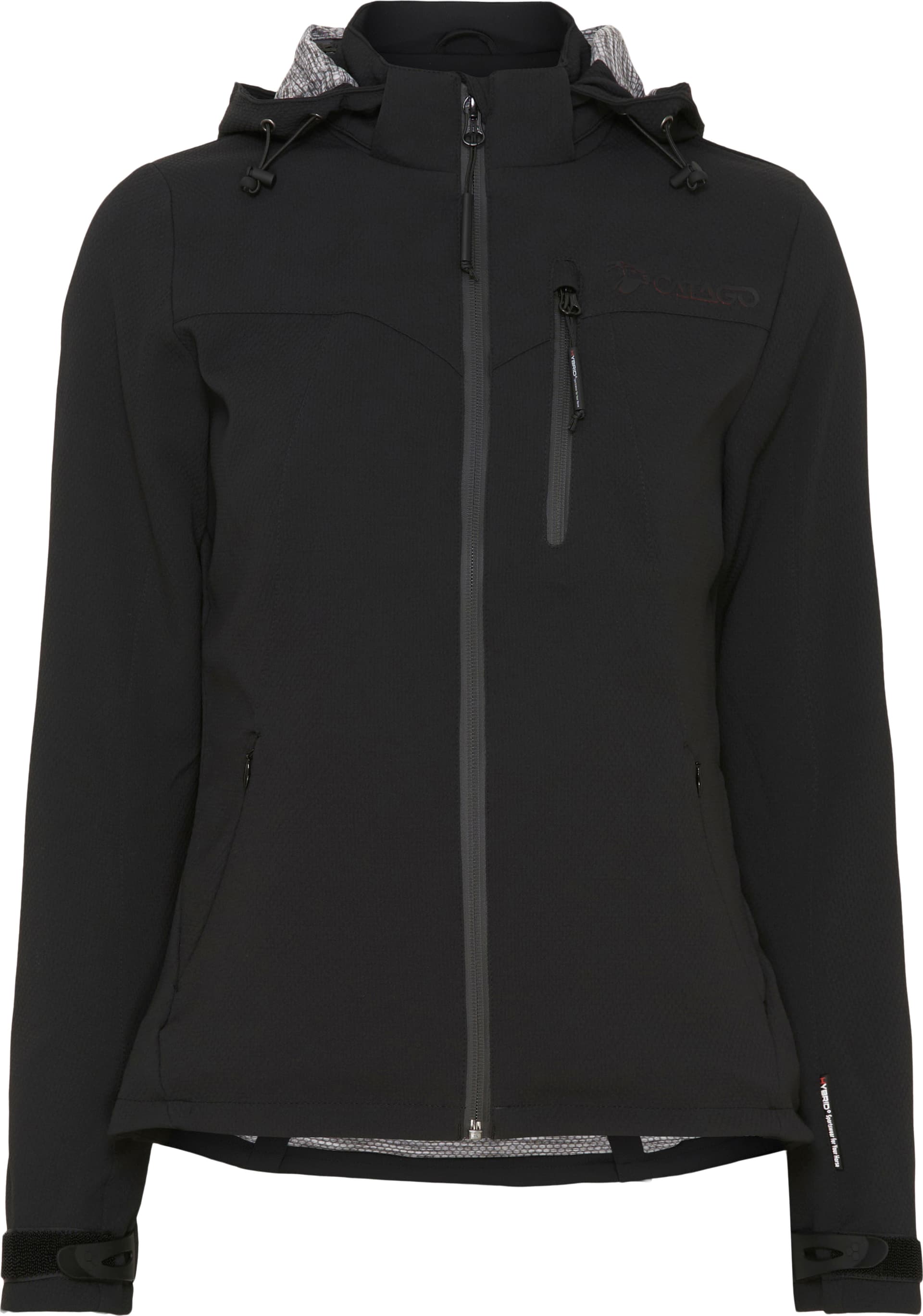 Catago Catago Women's Hybrid Short Jacket Black