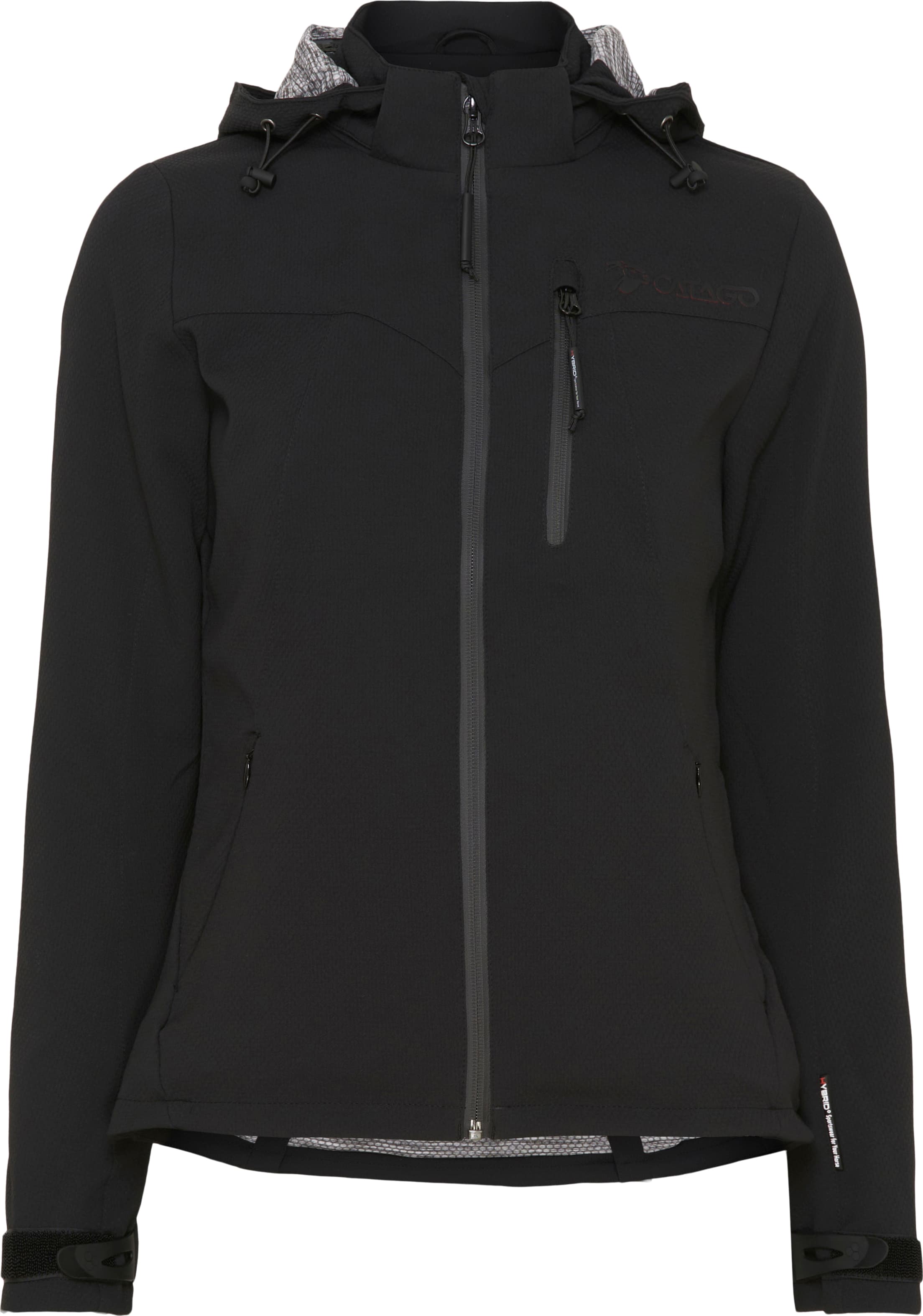 Catago Catago Women's Hybrid Short Jacket Black