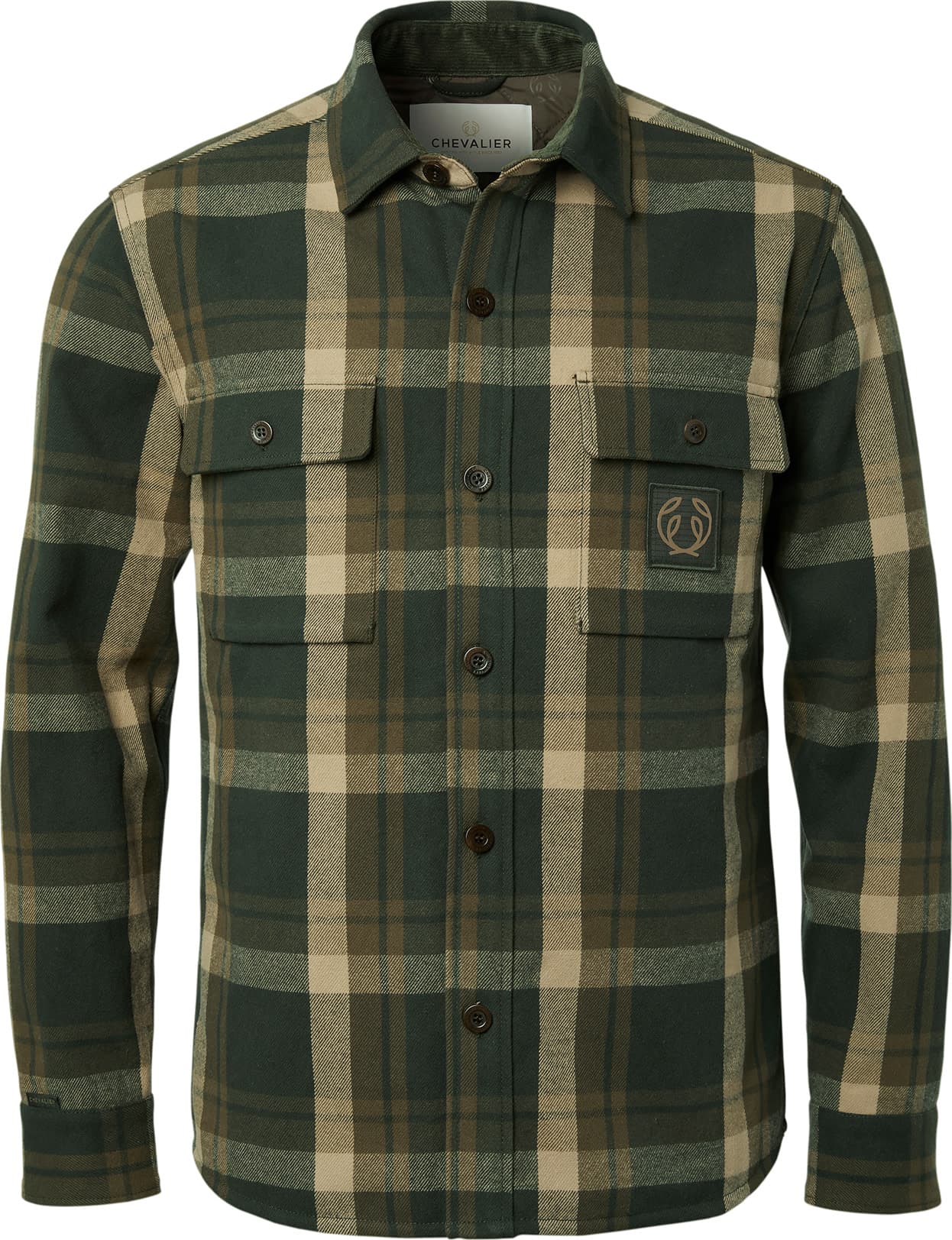 Chevalier Chevalier Men's Axe Overshirt Green Checked