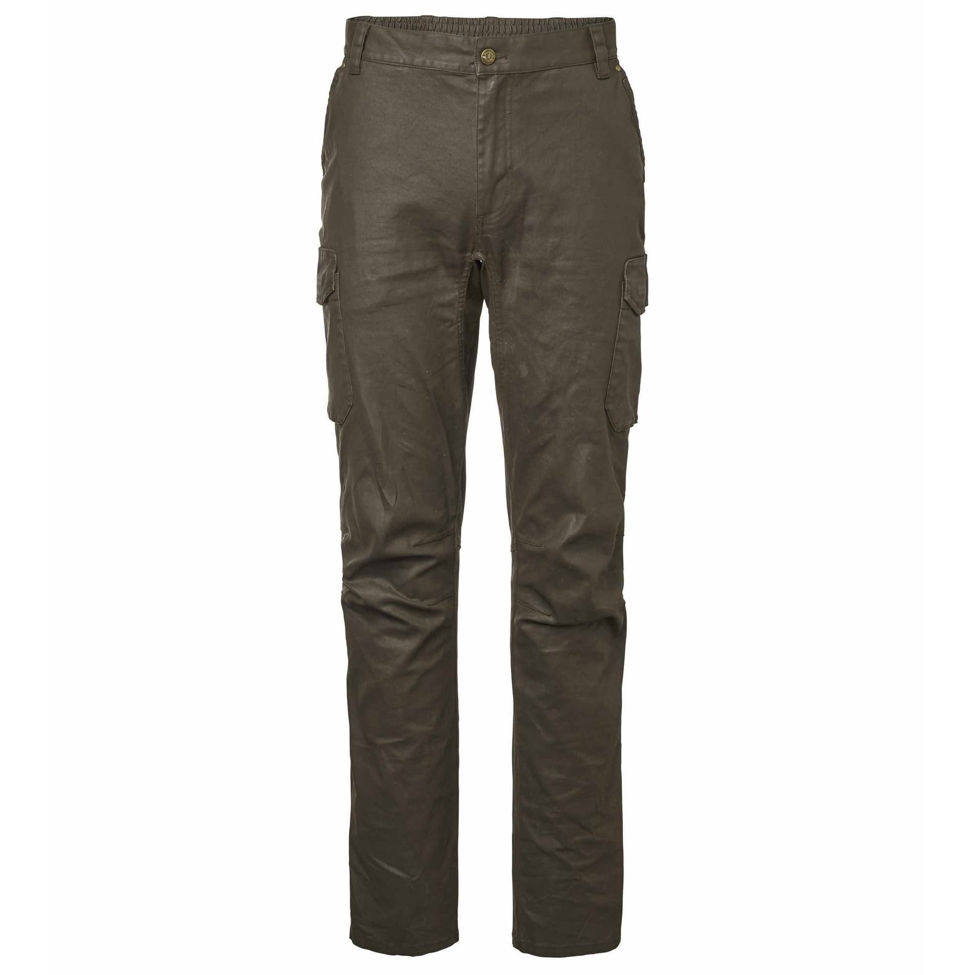Chevalier Chevalier Men's Vintage Pants Leather Brown