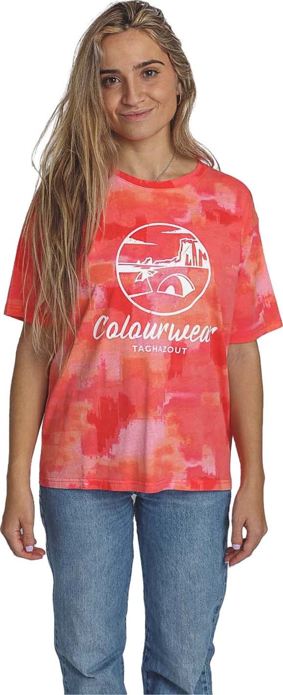 ColourWear ColourWear Women's Surf Relaxed Tee Luscious Red