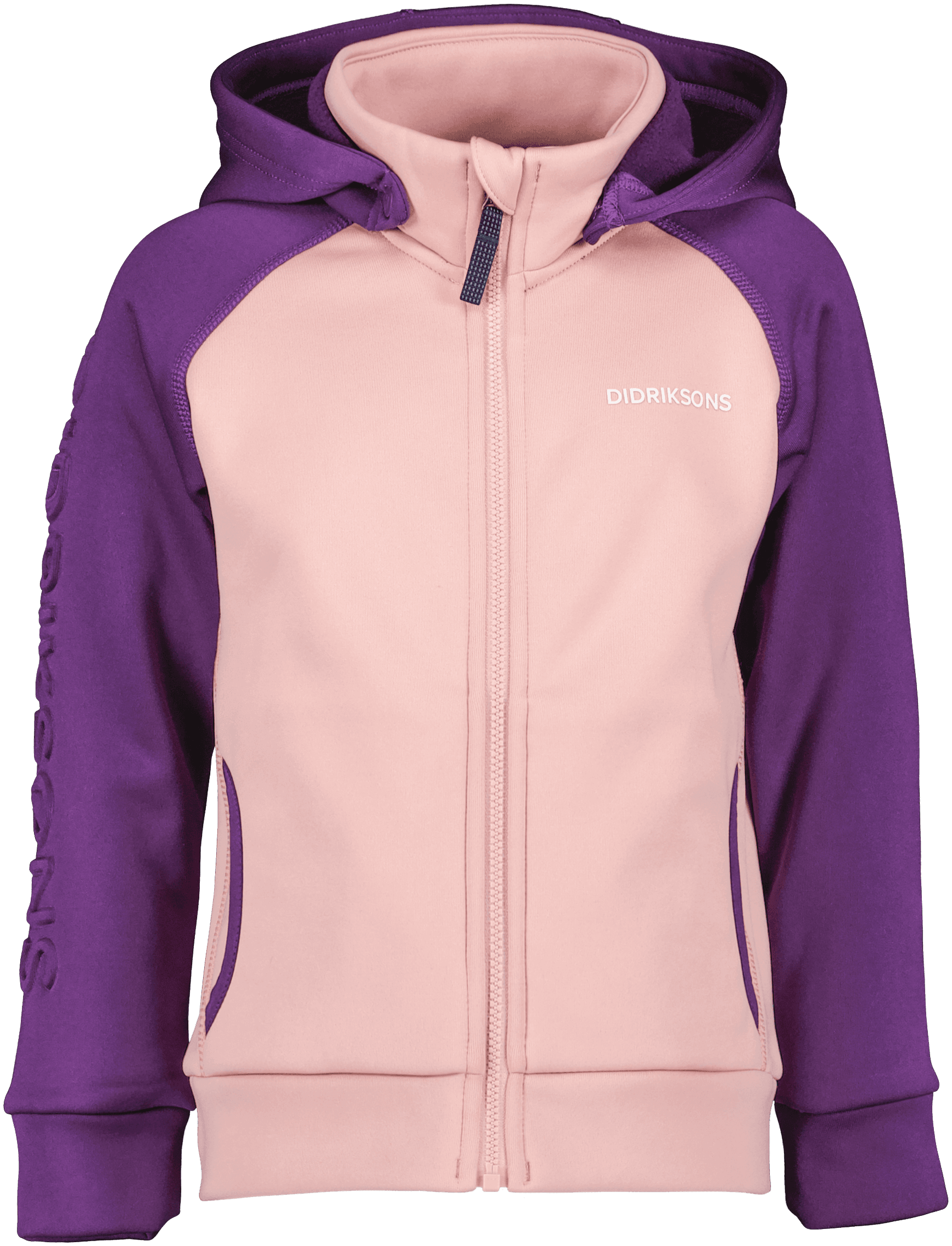 Didriksons Didriksons Kids' Corin Full Zip 8 Dusty Pink