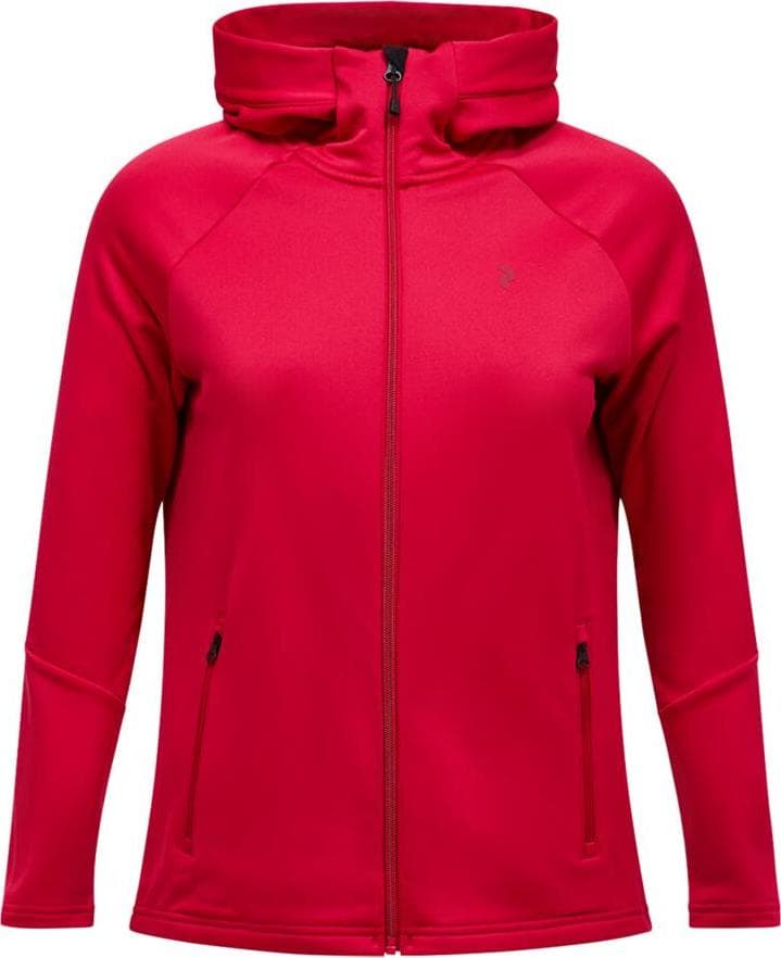 Peak Performance Peak Performance Women's Rider Essentials Zip Hood Tech Burgundy/tech Burgundy/