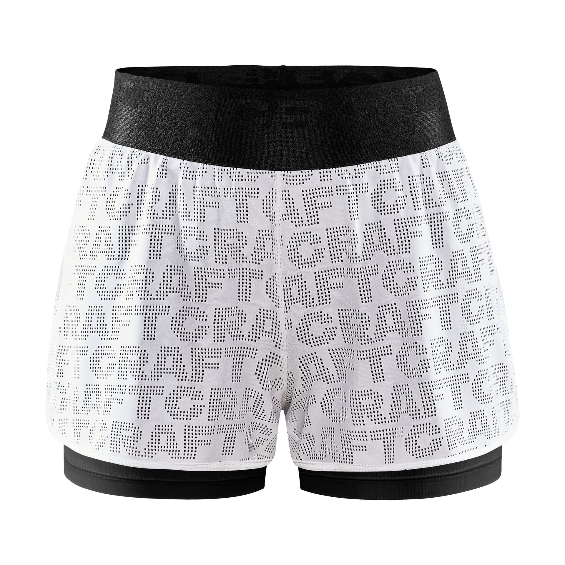 Craft Craft Women's Core Charge Logo Shorts Black/White