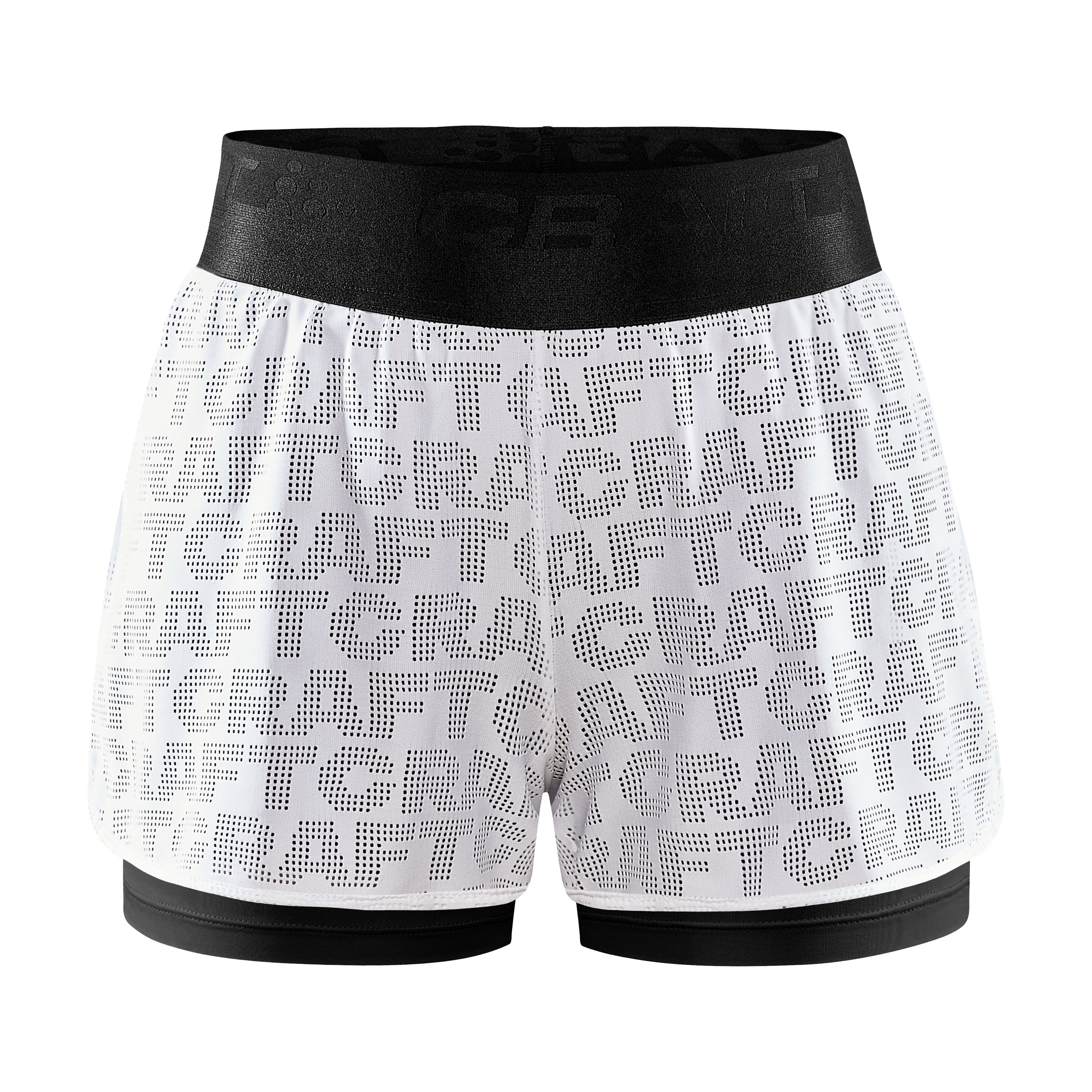 Craft Craft Women's Core Charge Logo Shorts Black/White