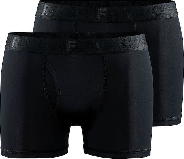 Craft Craft Men's Core Dry Boxer 3-Inch 2-Pack Black