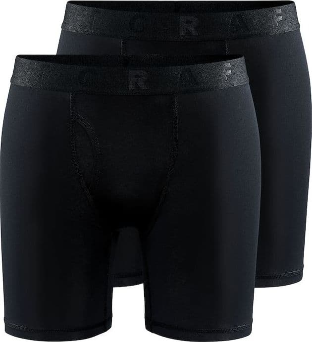 Craft Craft Men's Core Dry Boxer 6-Inch 2-Pack Black