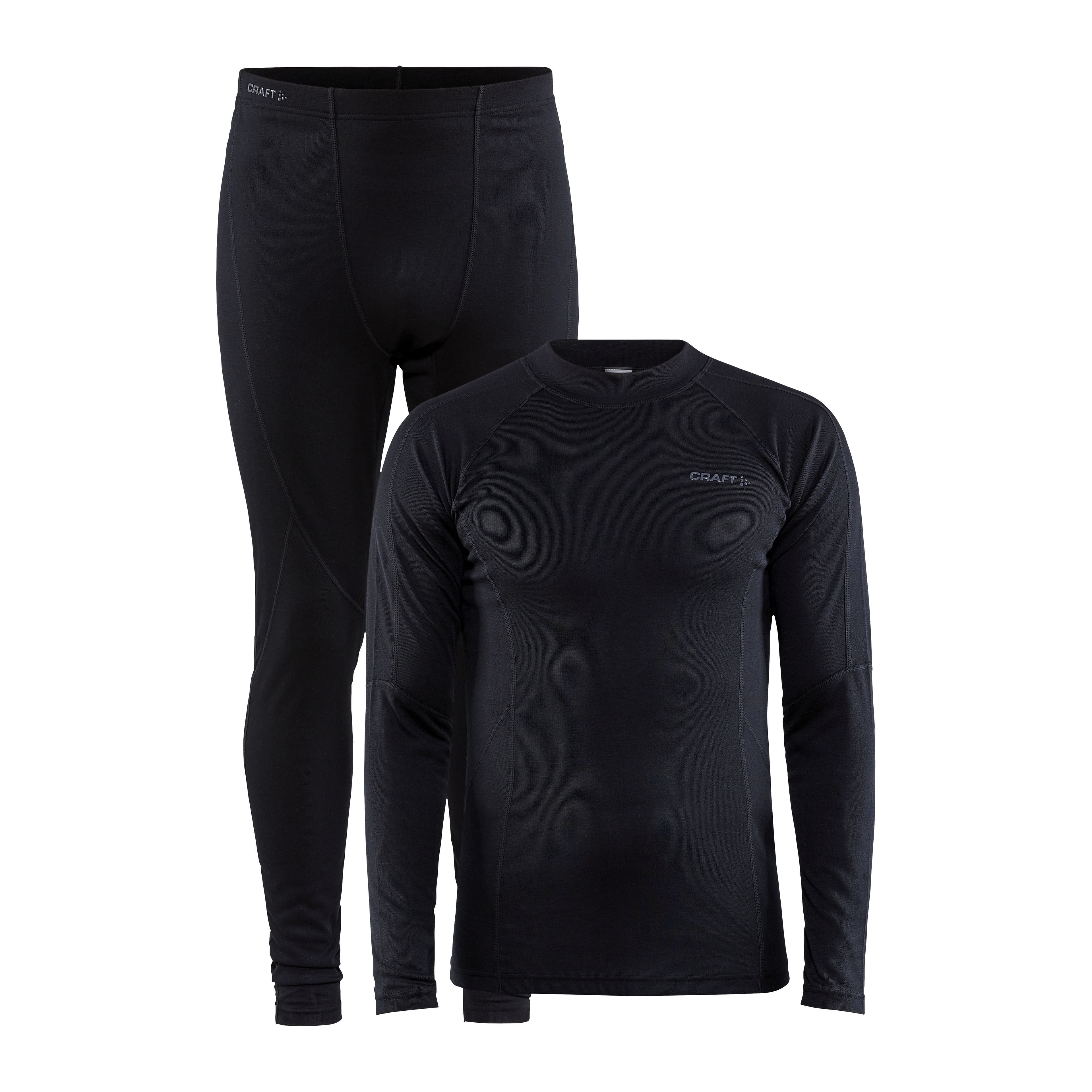 Craft Craft Men's Core Warm Baselayer Set Black