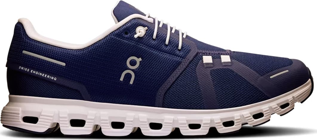 On On Men's Cloud 6 Midnight/White