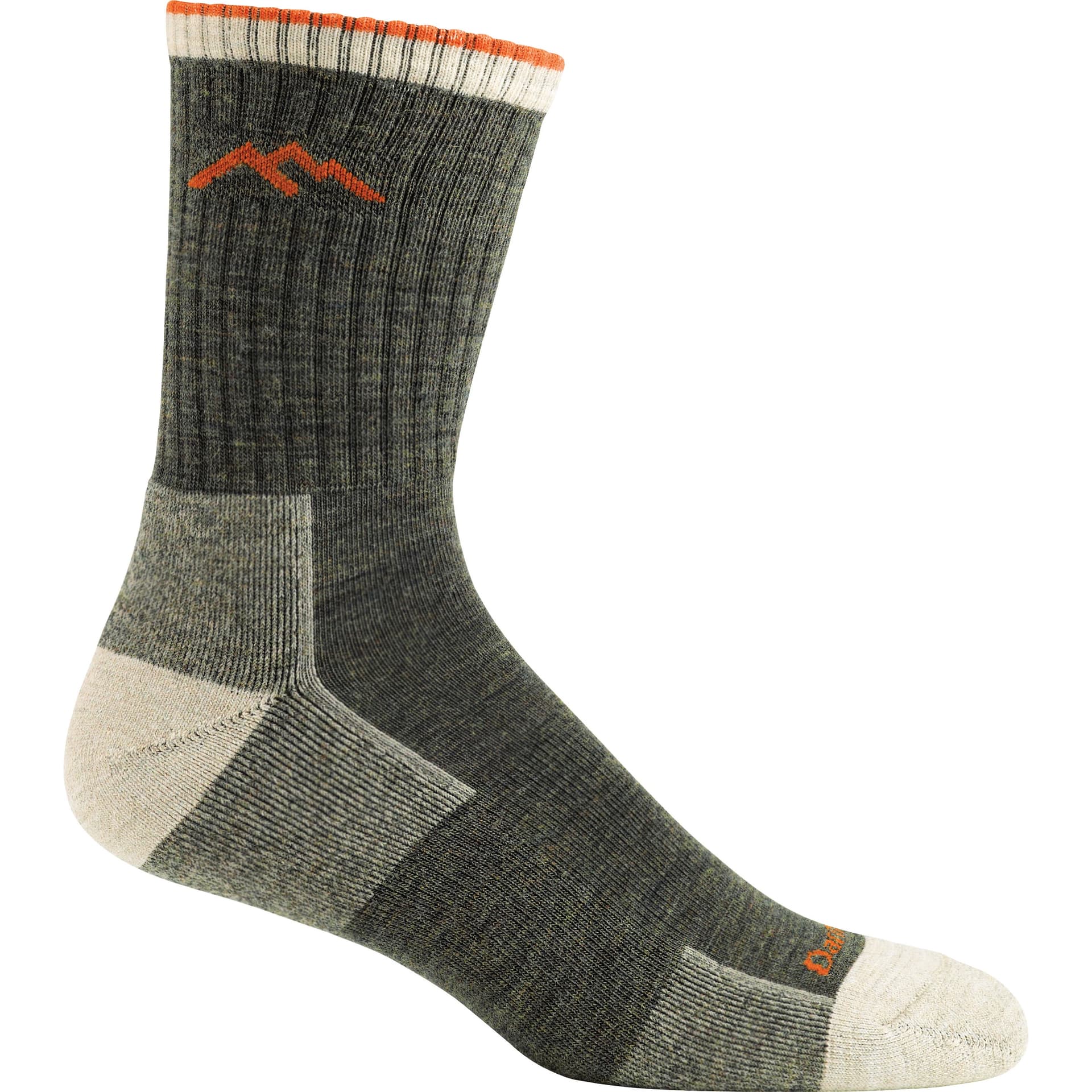 Darn Tough Darn Tough Men's Hiker Micro Crew Sock Cushion Olive