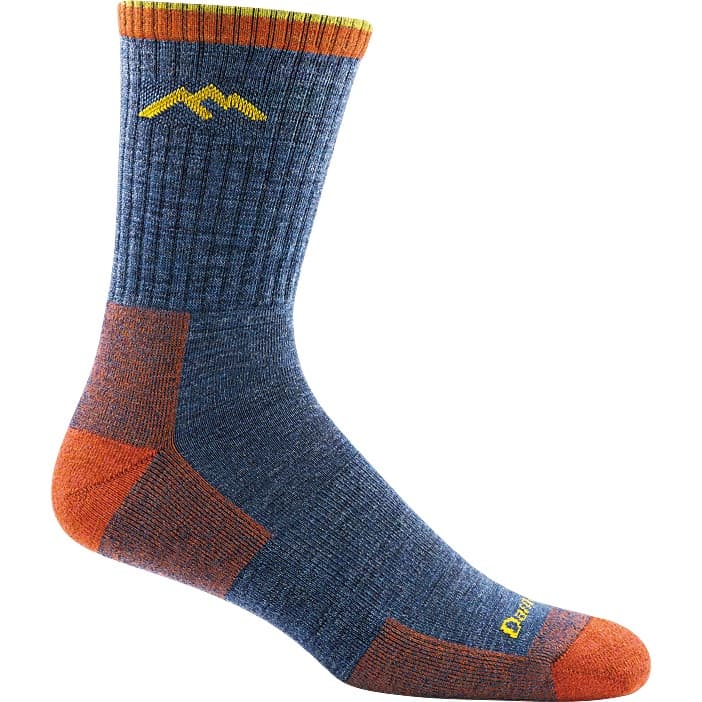 Darn Tough Darn Tough Men's Hiker Micro Crew Sock Cushion Denim